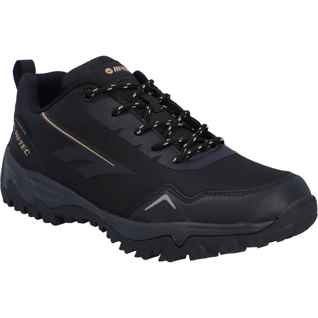 Hi-Tec Mens JAGUAR SPORT WP Trail Shoe Black/Dune