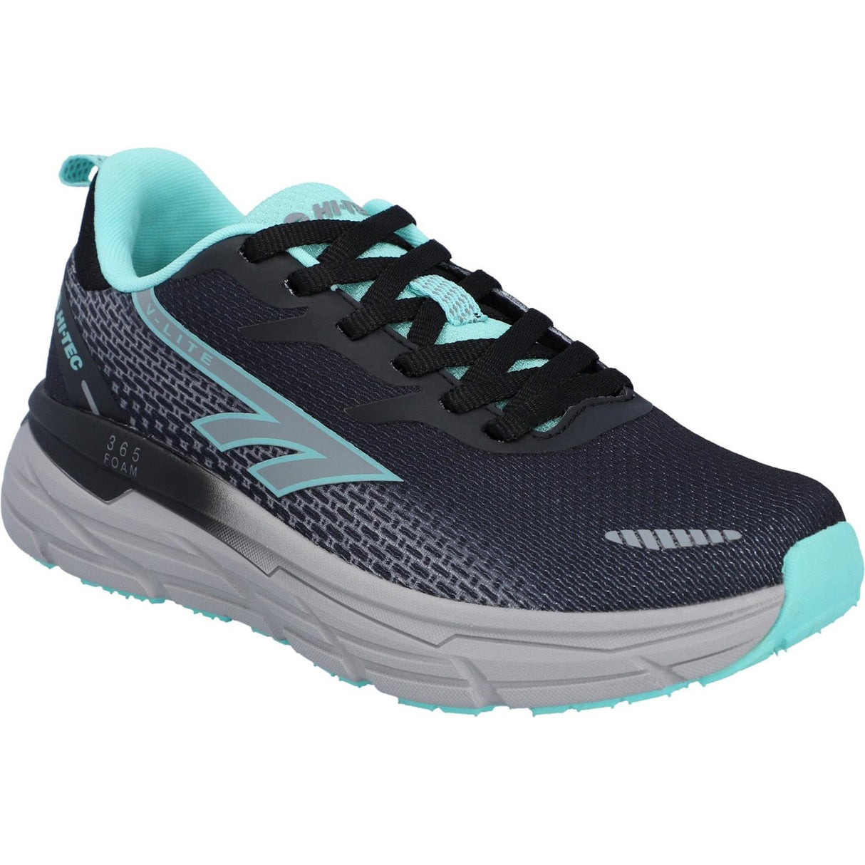 Hi-Tec Womens Promenade Trainers Black/Grey/Mint