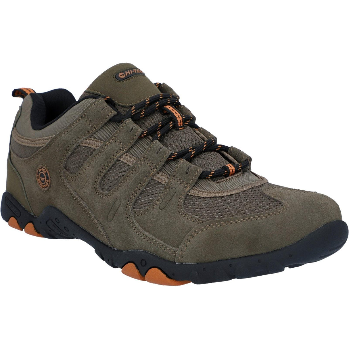 Hi-Tec Mens Quadra II Shoes Taupe/Burnt Orange