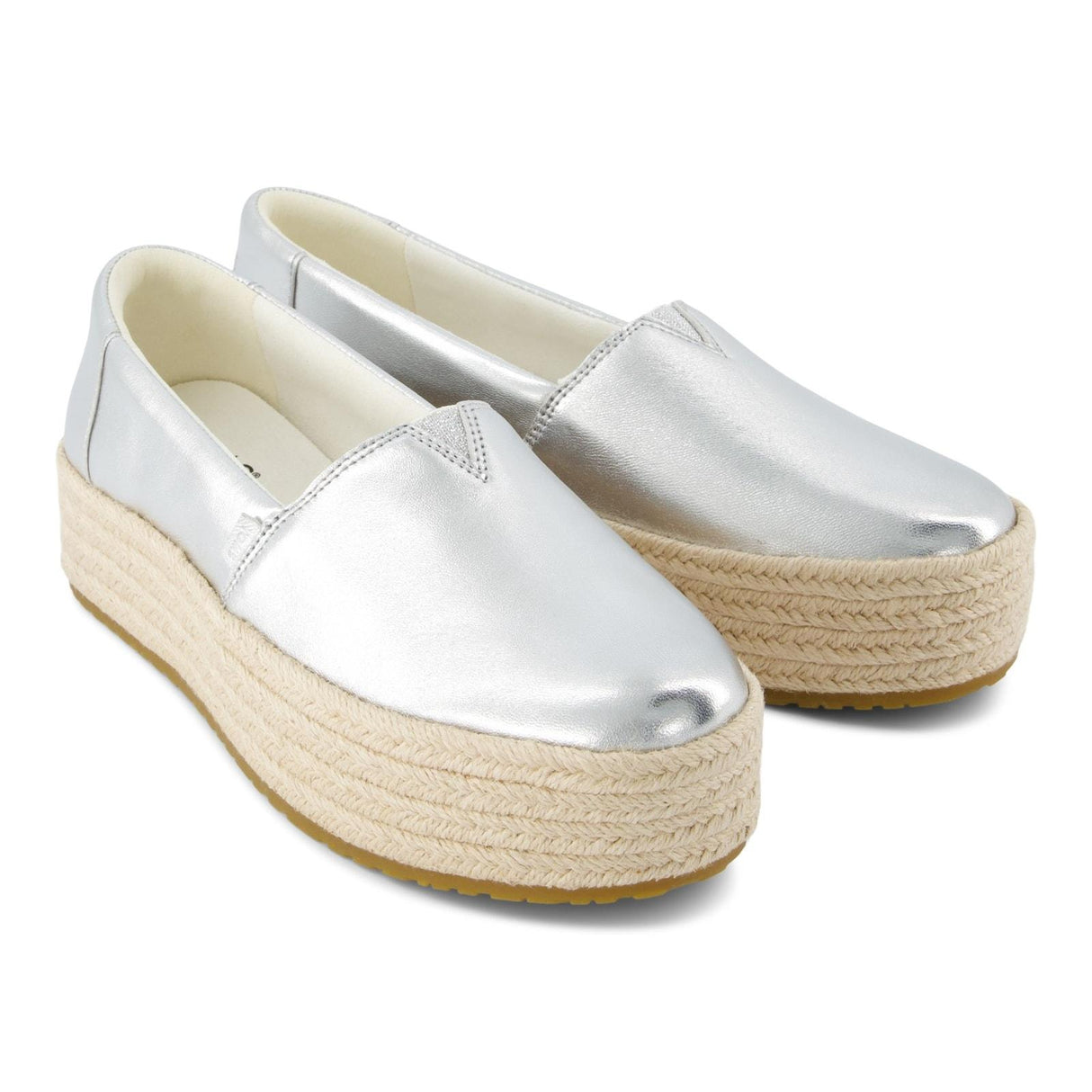 TOMS Womens Valencia Shoe Silver