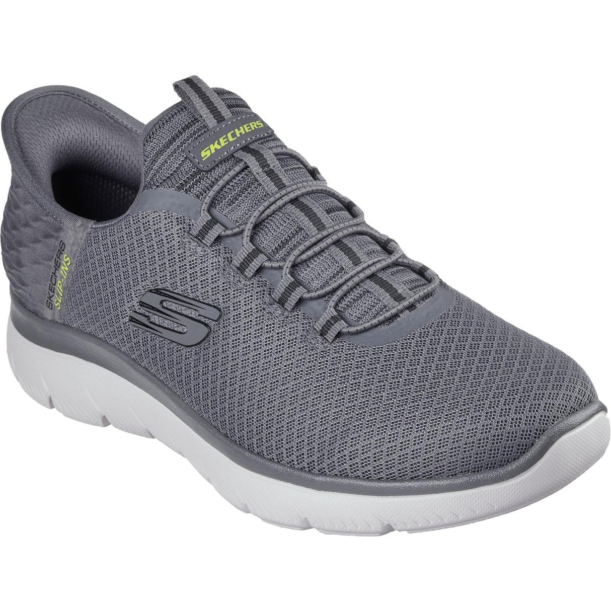 Skechers Mens Slip-ins: Summits - High Range Shoes Charcoal