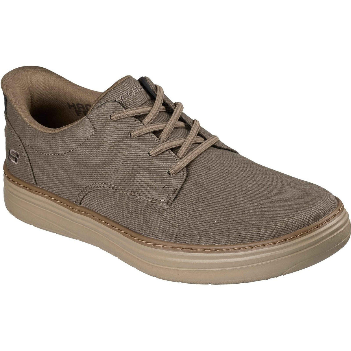 Skechers Mens Hyland Justino Shoe Dark Taupe