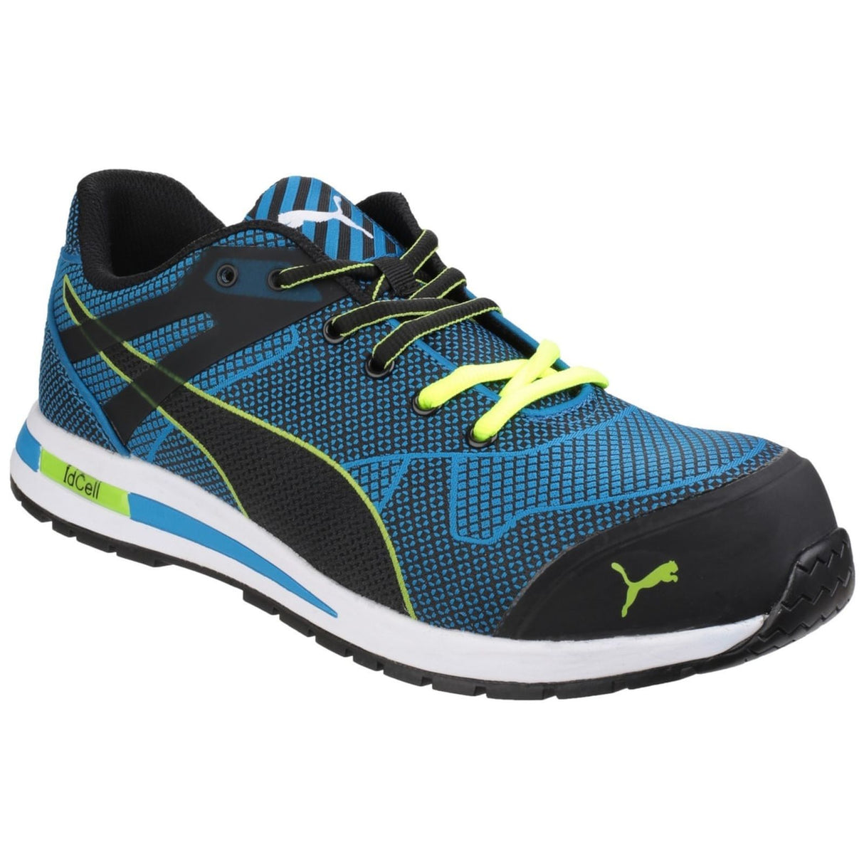 Puma Safety Mens Blaze Knit Low Safety Shoe Blue