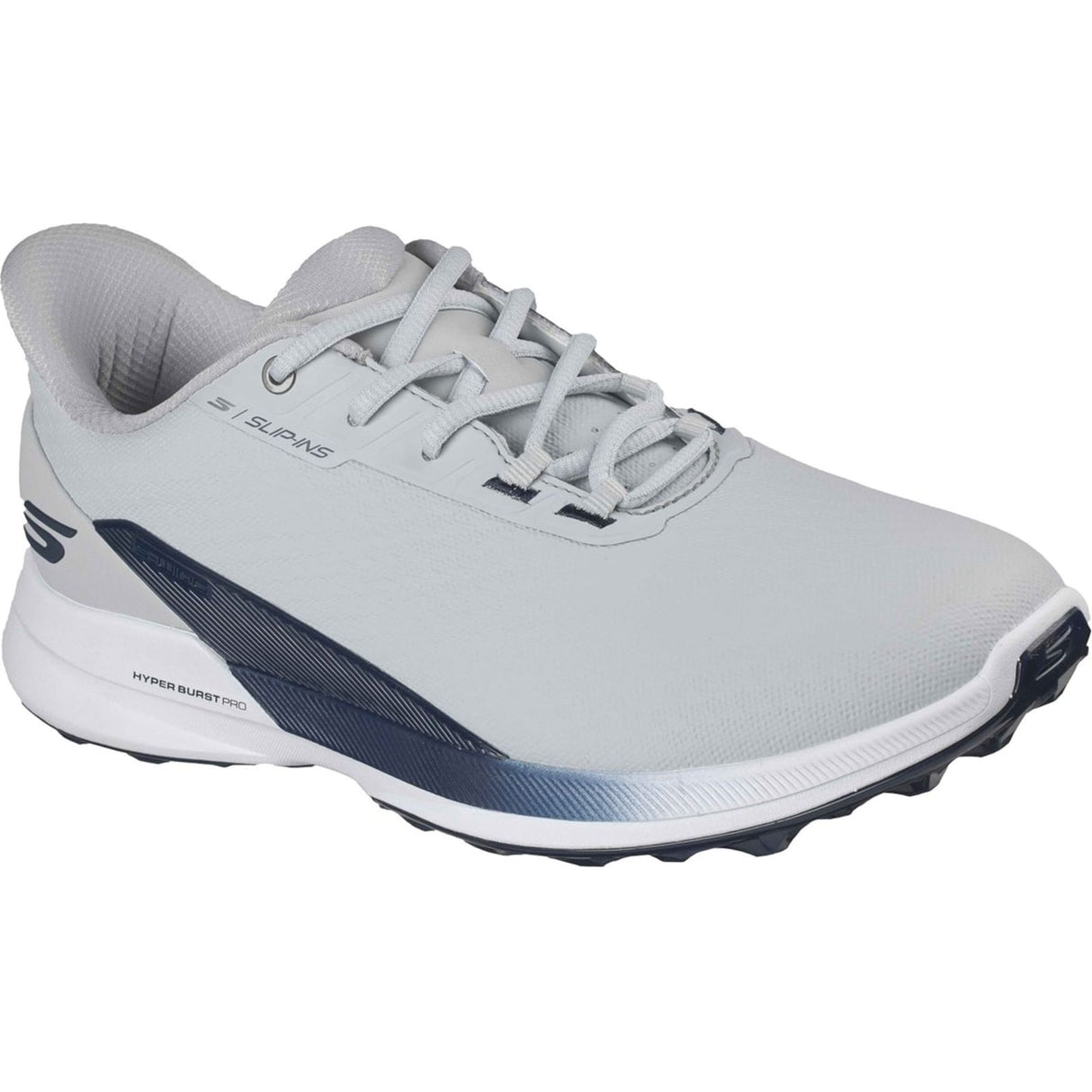 Skechers Mens Skechers Pure Slip Ins Golf Shoes Grey/Navy