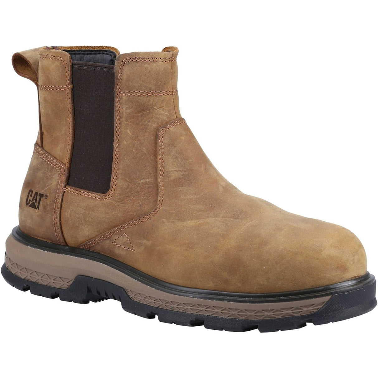 Caterpillar Mens Exposition Chelsea Safety Boot Pyramid