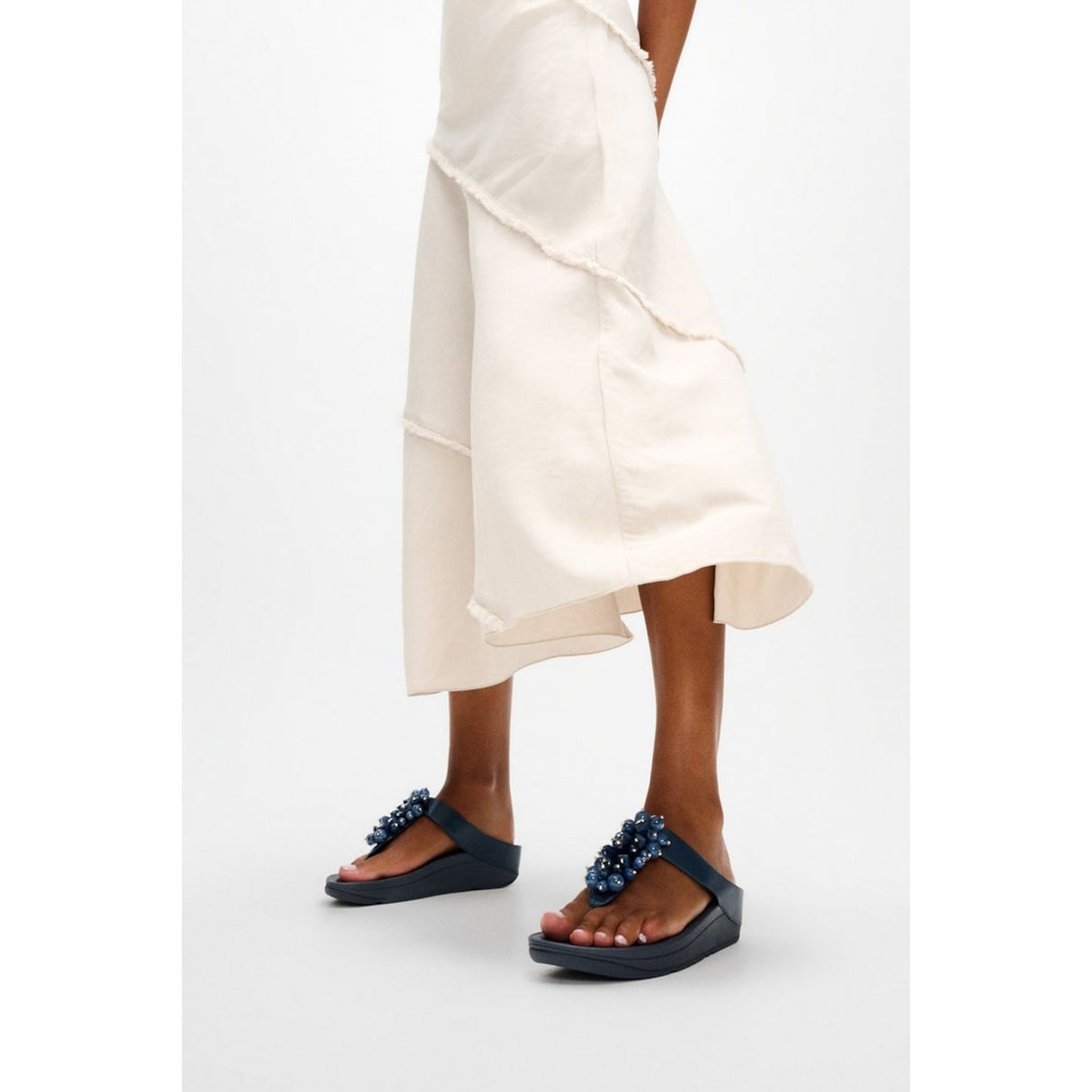 Fitflop Womens Fino Toe-Post Sandals Midnight Navy