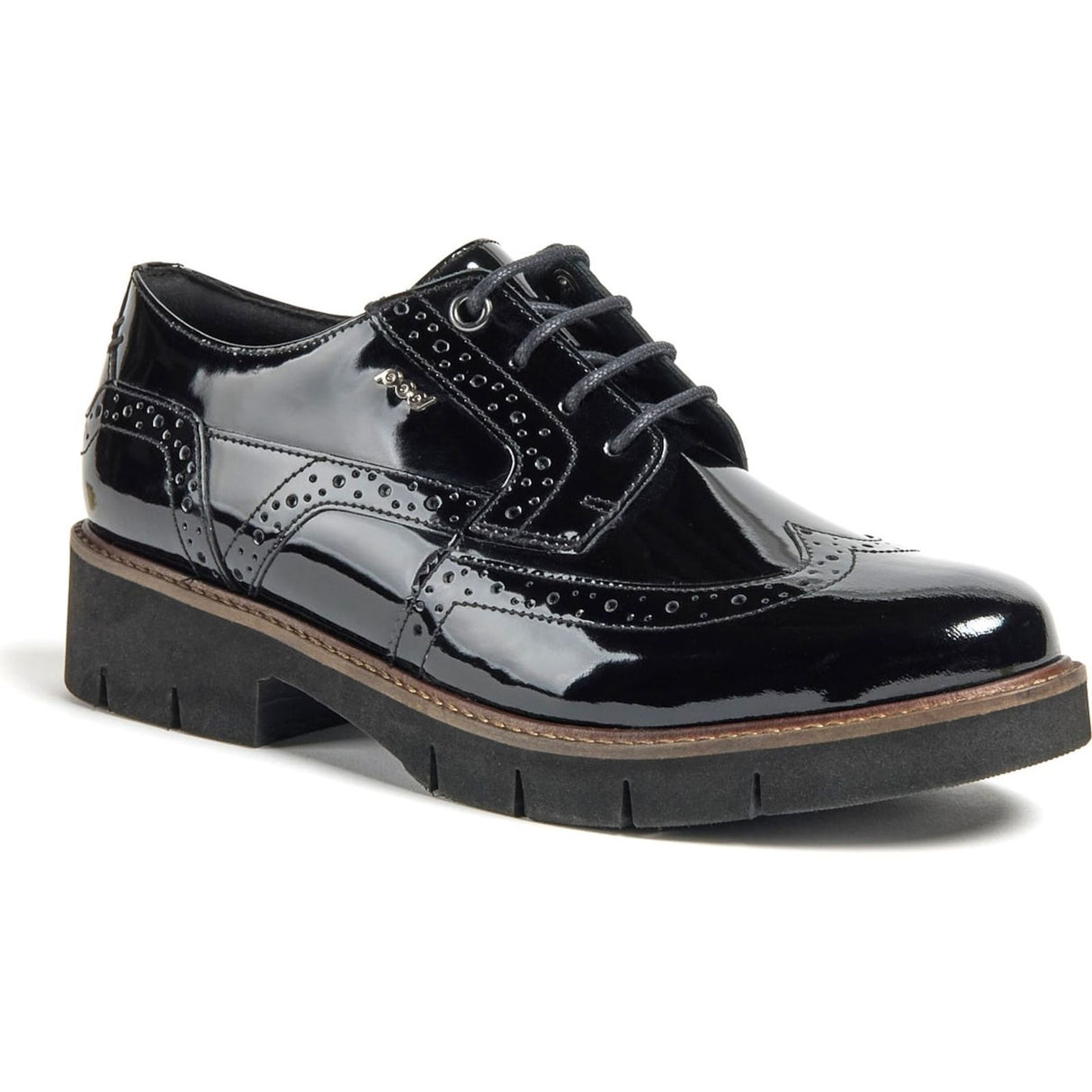 Pod Womens Kacey Brogue Black