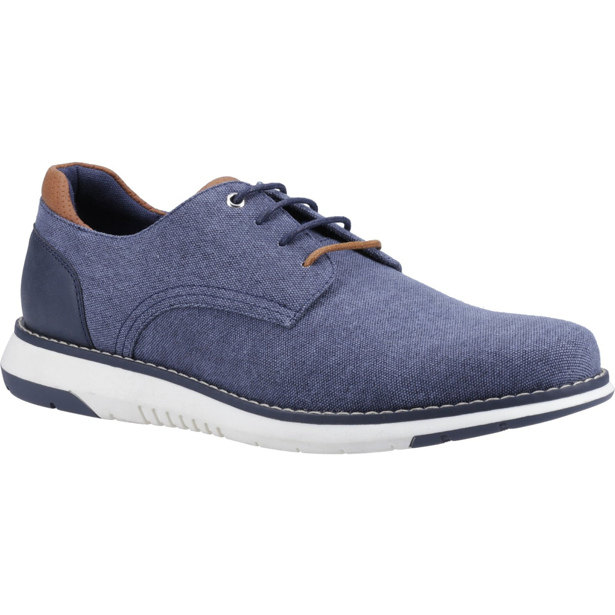 Hush Puppies Mens Bruce Lace Up Shoe Navy