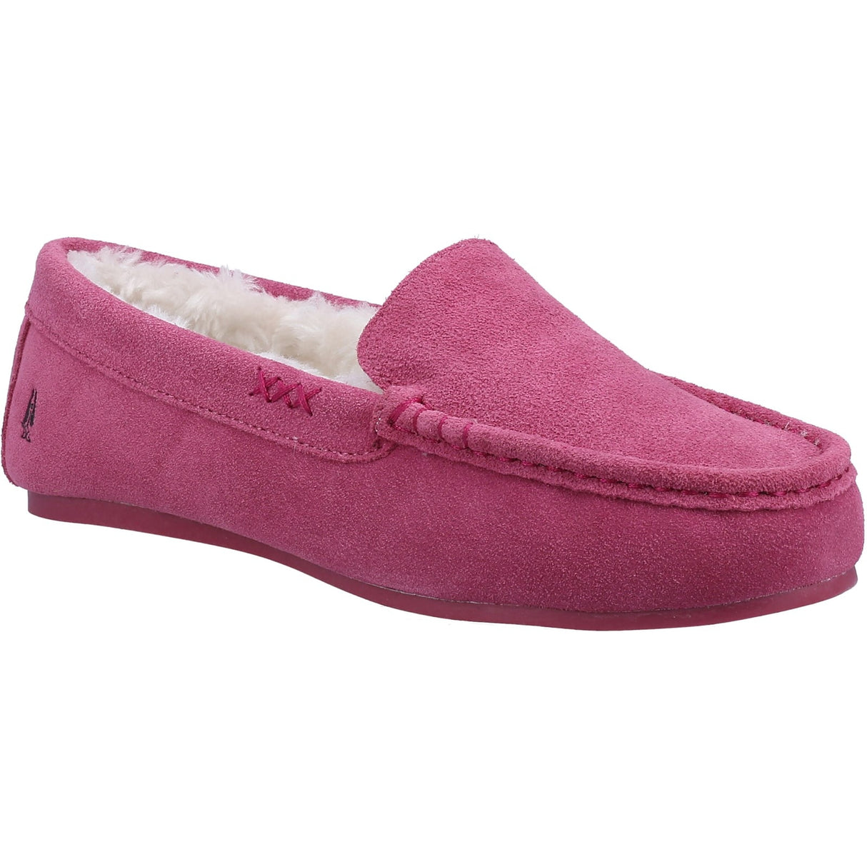 Hush Puppies Womens Annie Mocassin Slipper Pink