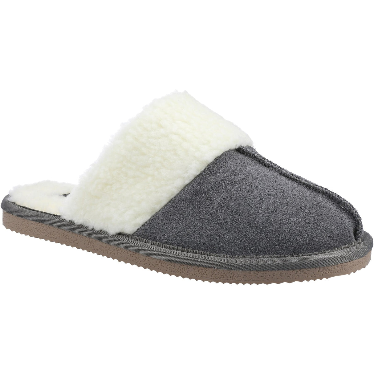 Hush Puppies Womens Arianna Mule Slippers Grey