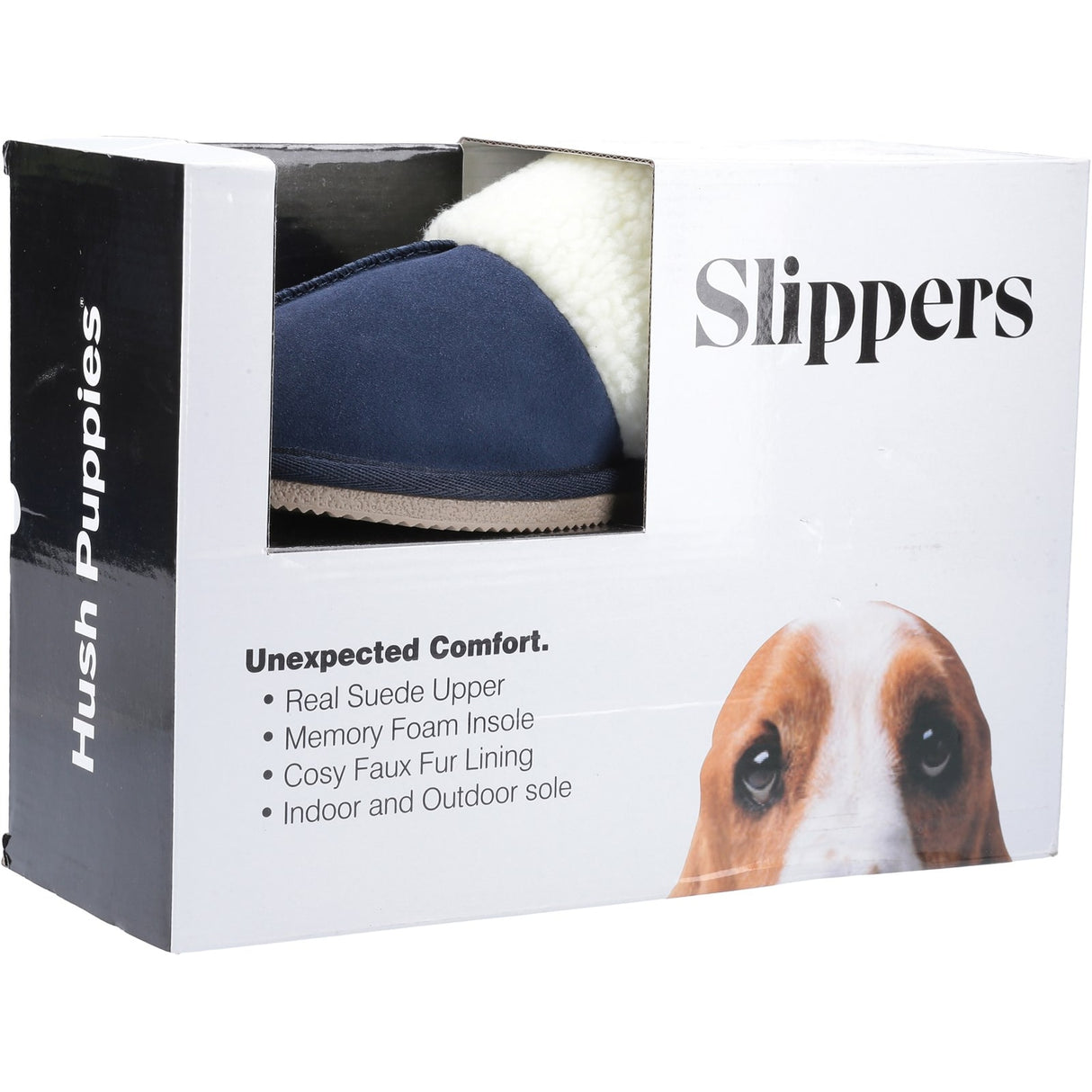 Hush Puppies Womens Arianna Mule Slippers Navy