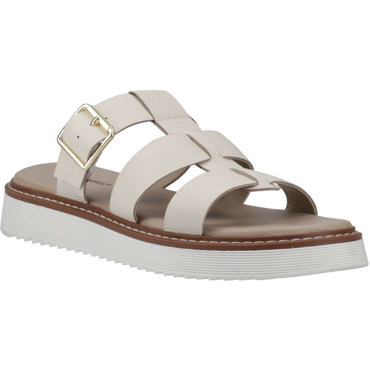 Hush Puppies Womens Celeste Slide Sandal Cream