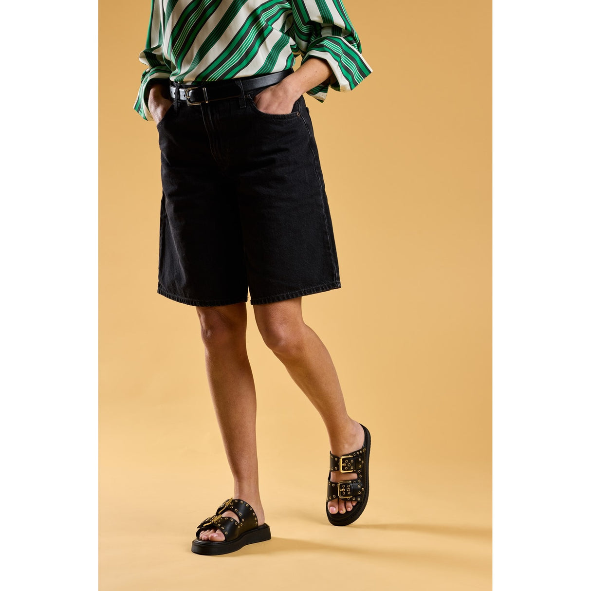 Hush Puppies Womens Christine Mule Sandal Black