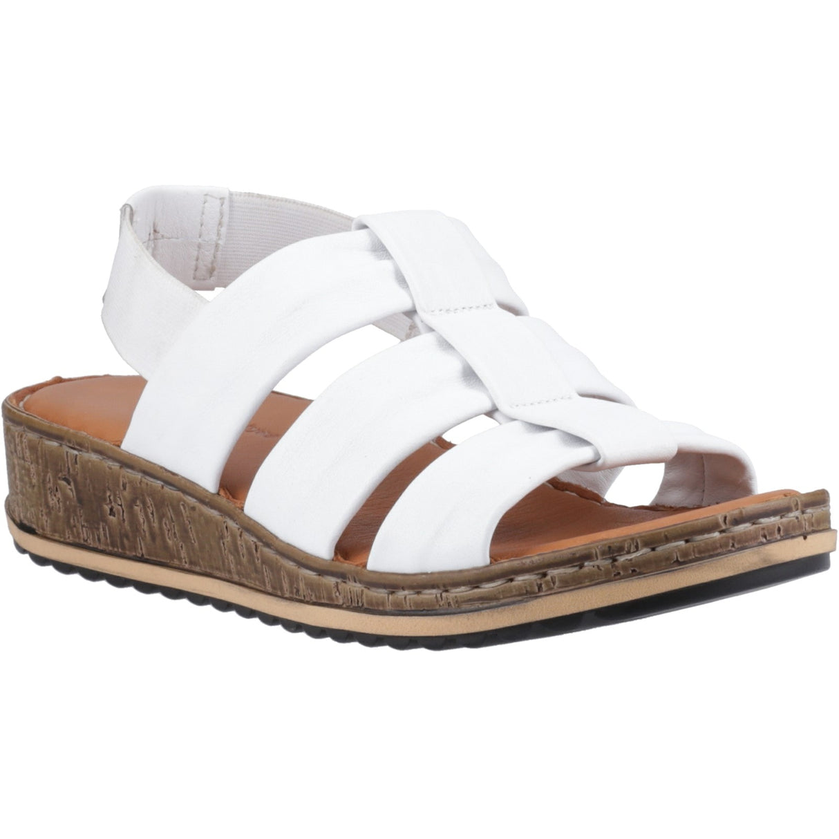 Hush Puppies Womens Eden Gladiator Sandal White