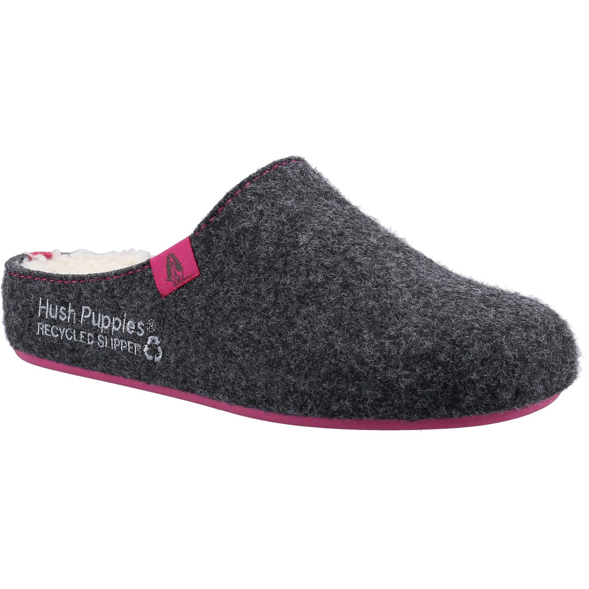 Hush Puppies Womens The Good Slipper Charcoal