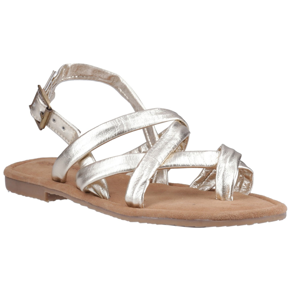 Hush Puppies Womens Hope Sandal Gold