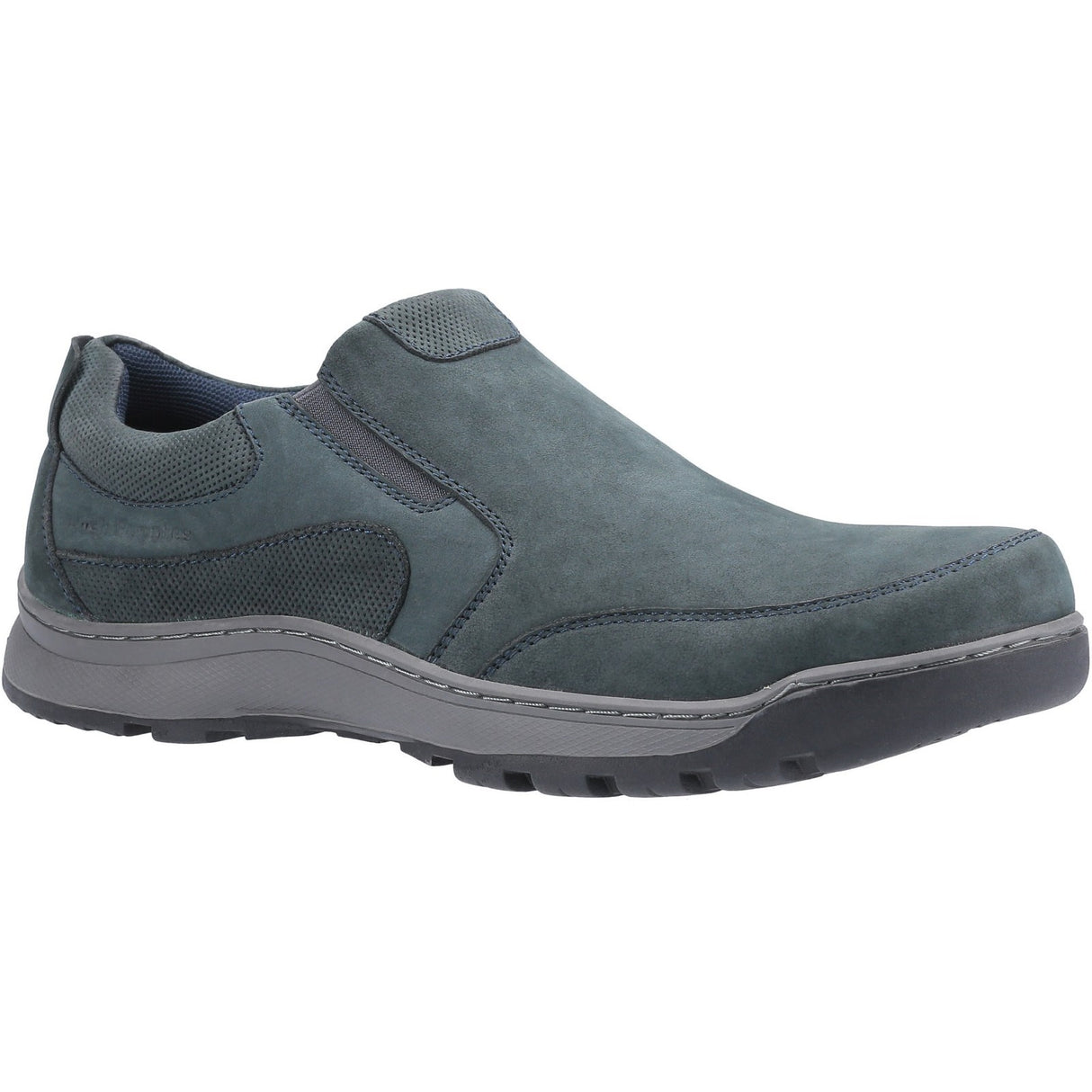 Hush Puppies Mens Jasper Trainer Navy Nubuck