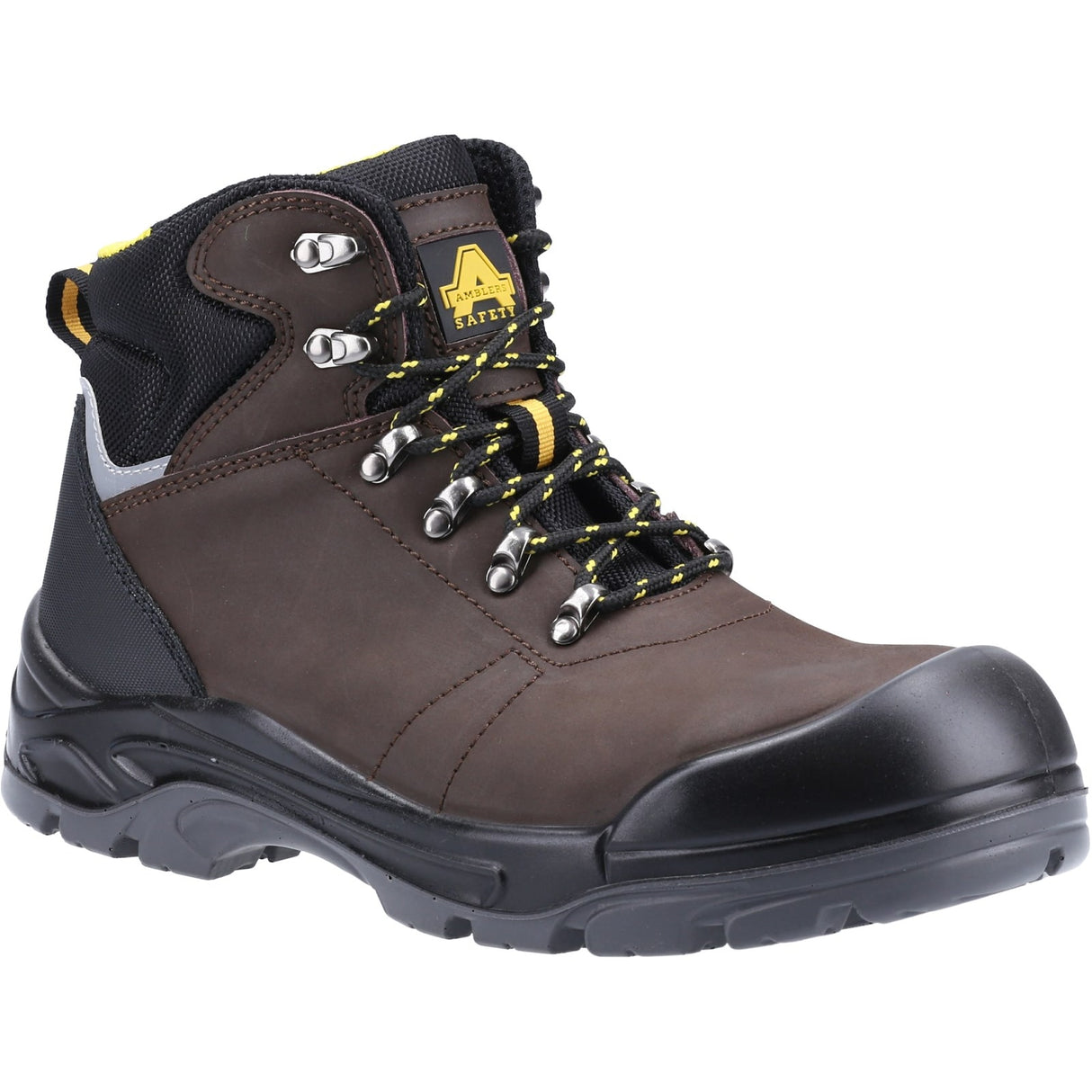Amblers Safety Mens AS203 Laymore Water Resistant Leather Safety Boot Brown