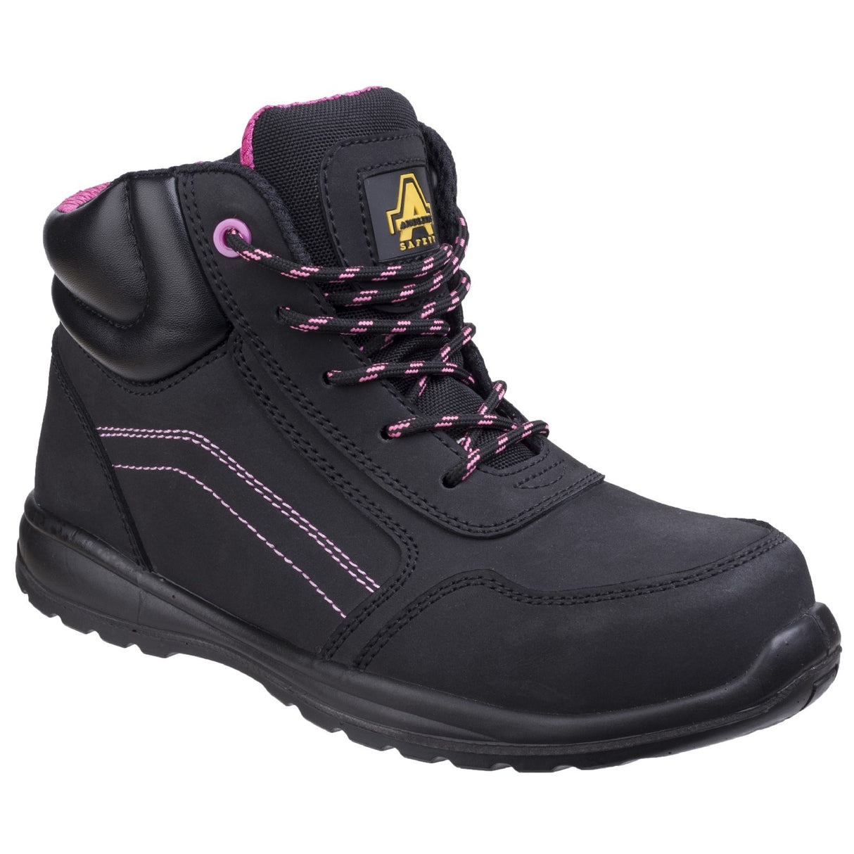 Amblers Safety Womens AS601 Lydia Composite Safety Boot With Side Zip Black
