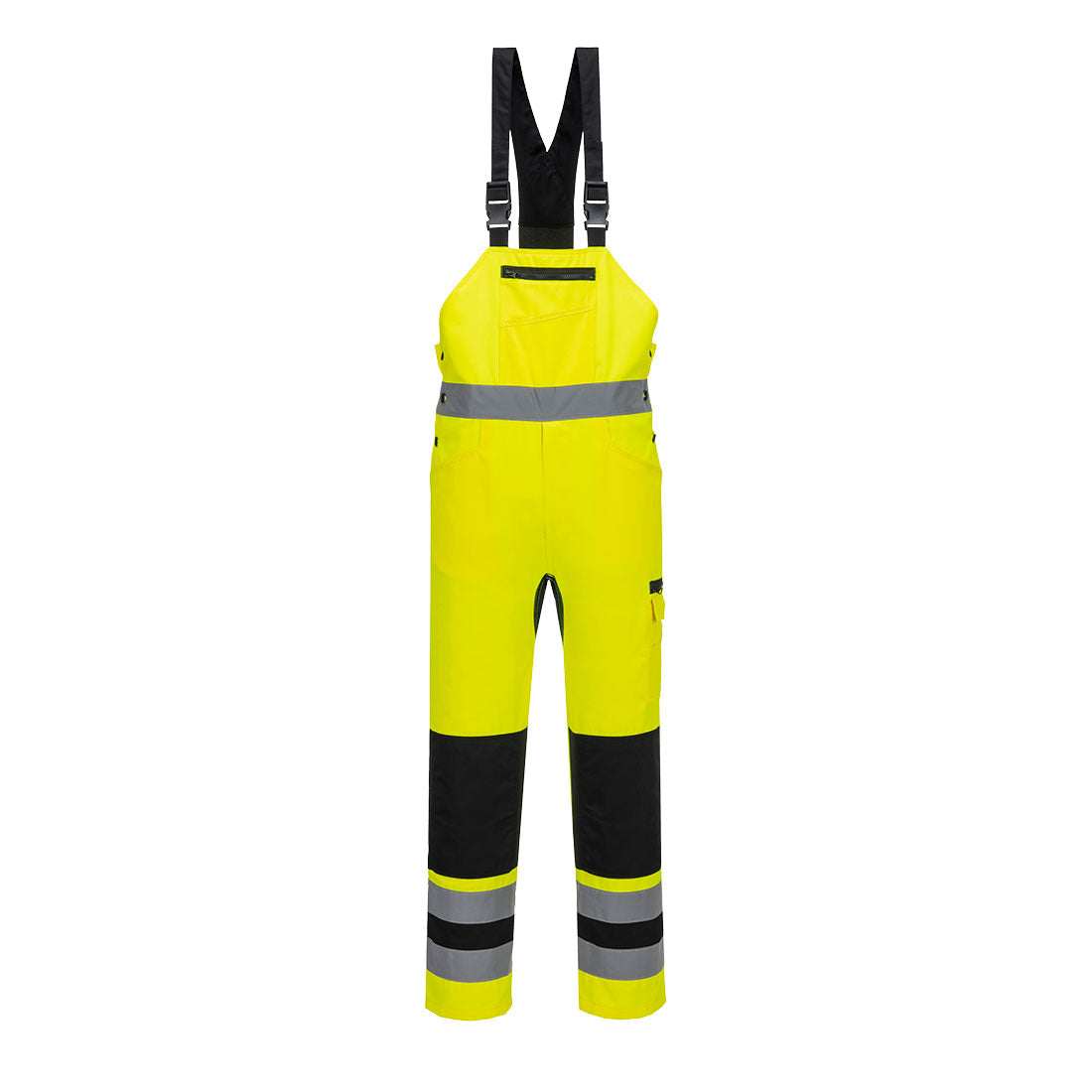 Portwest WX2 Eco Hi-Vis Bib & Brace Yellow/Black