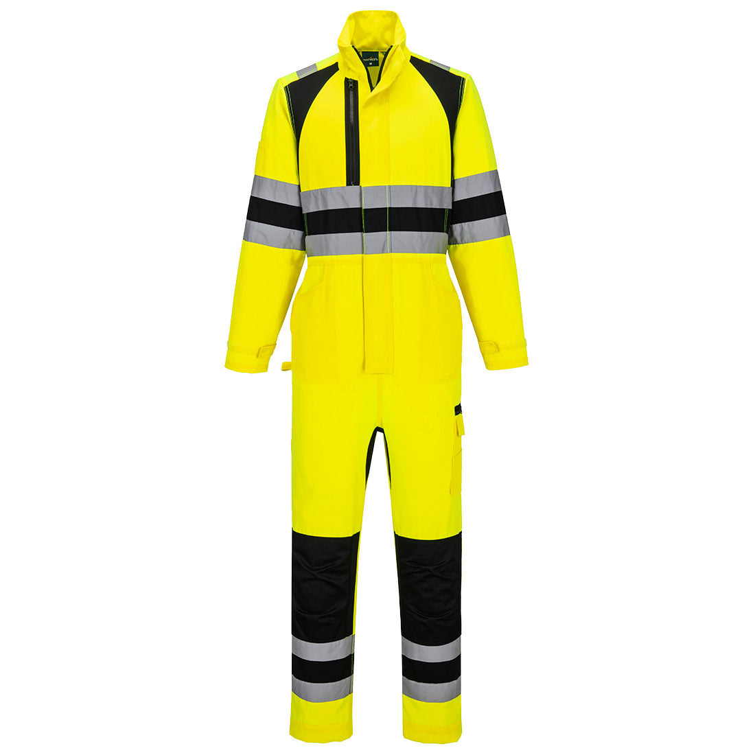Portwest WX2 Eco Hi-Vis Coverall Yellow/Black