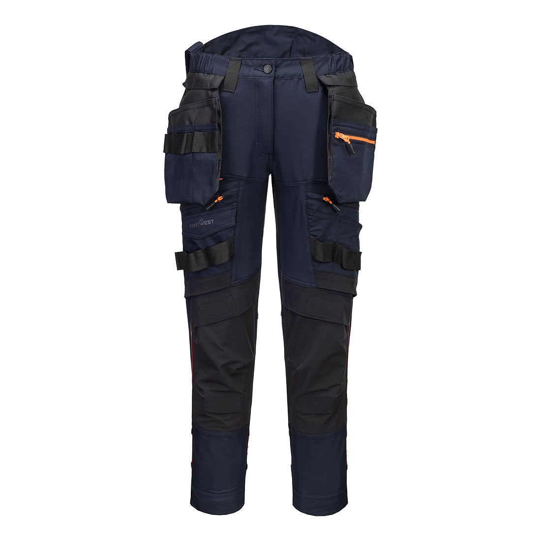 Portwest DX4 Women's Detachable Holster Pocket Trousers Navy