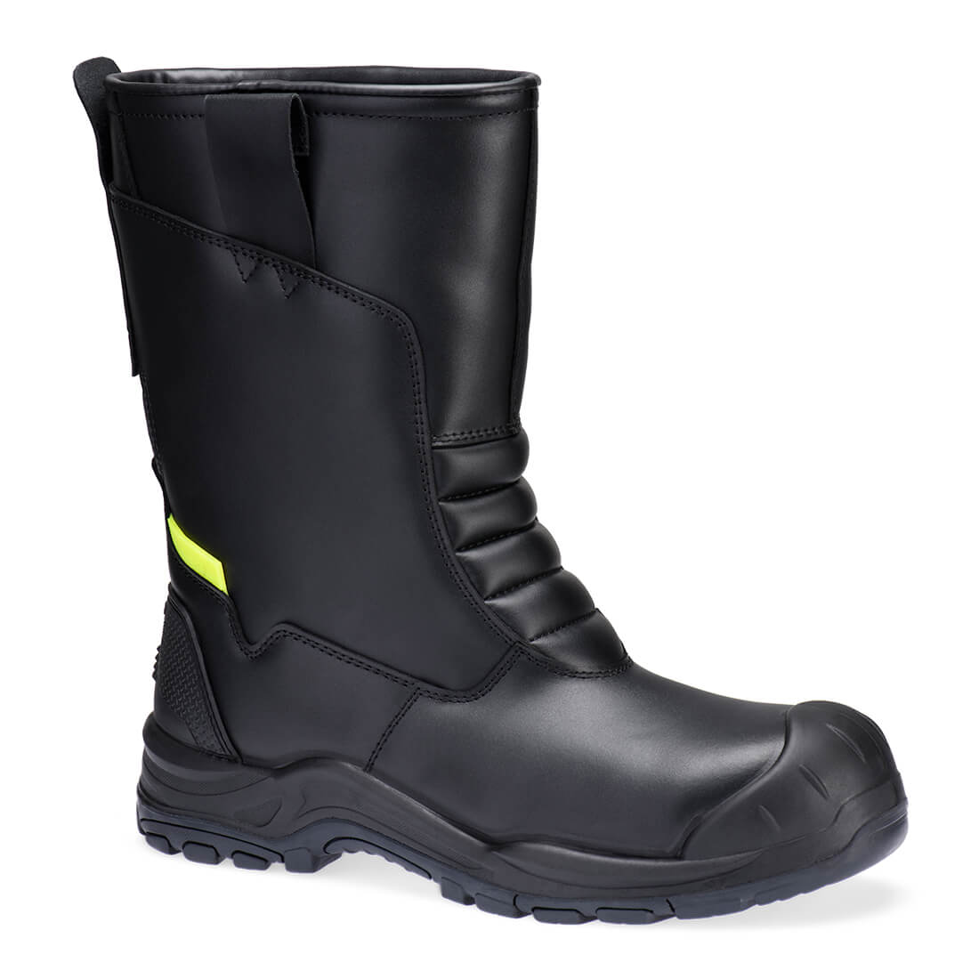 Portwest Steel Leather Winter Rigger Boot S3L SC HRO CI SR Black