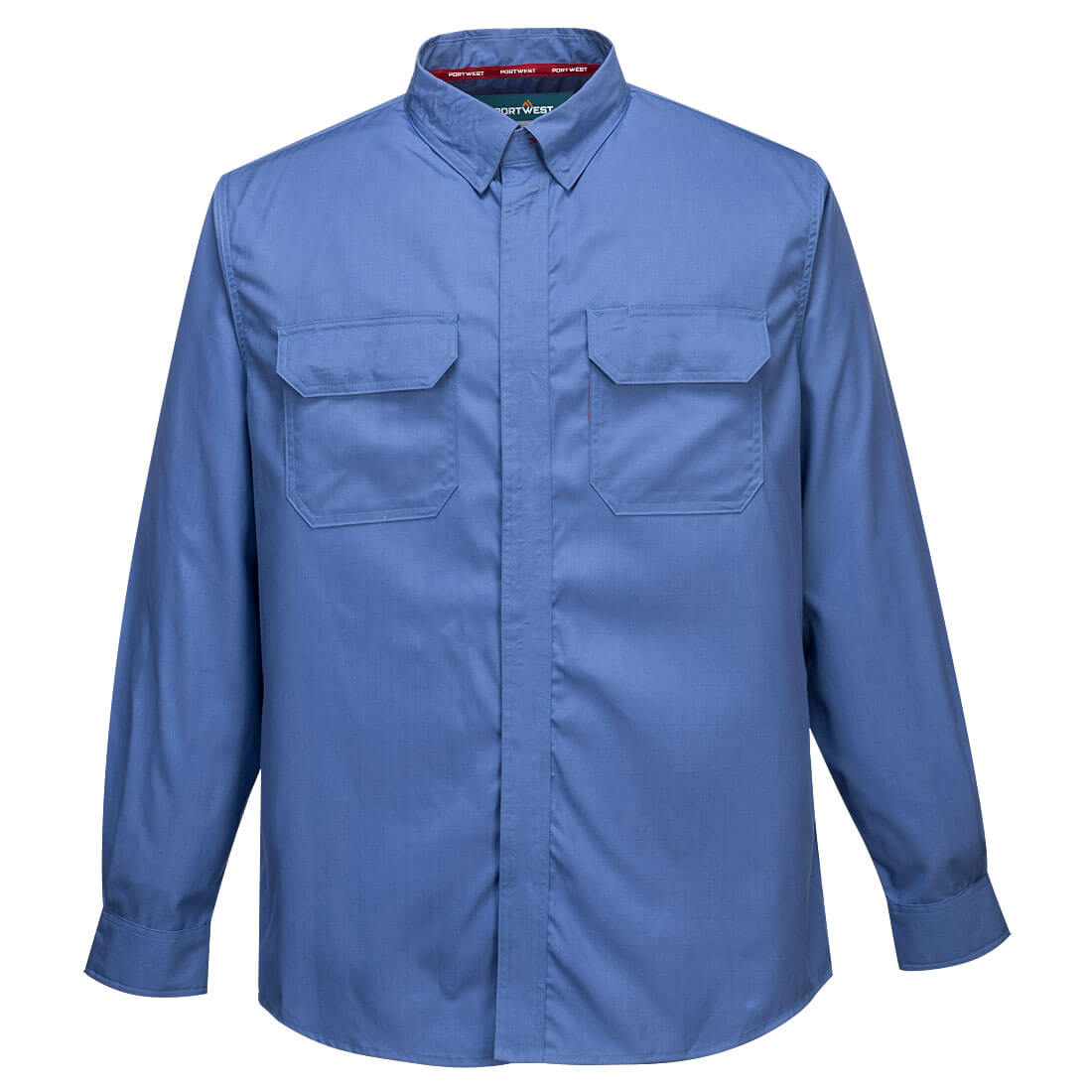 Portwest Bizflame Work Lightweight FR Shirt Blue