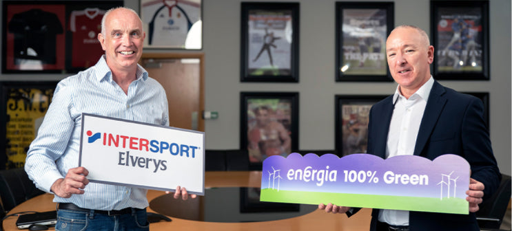 Pat Rpwland showing Elverys commitment to Sustainability