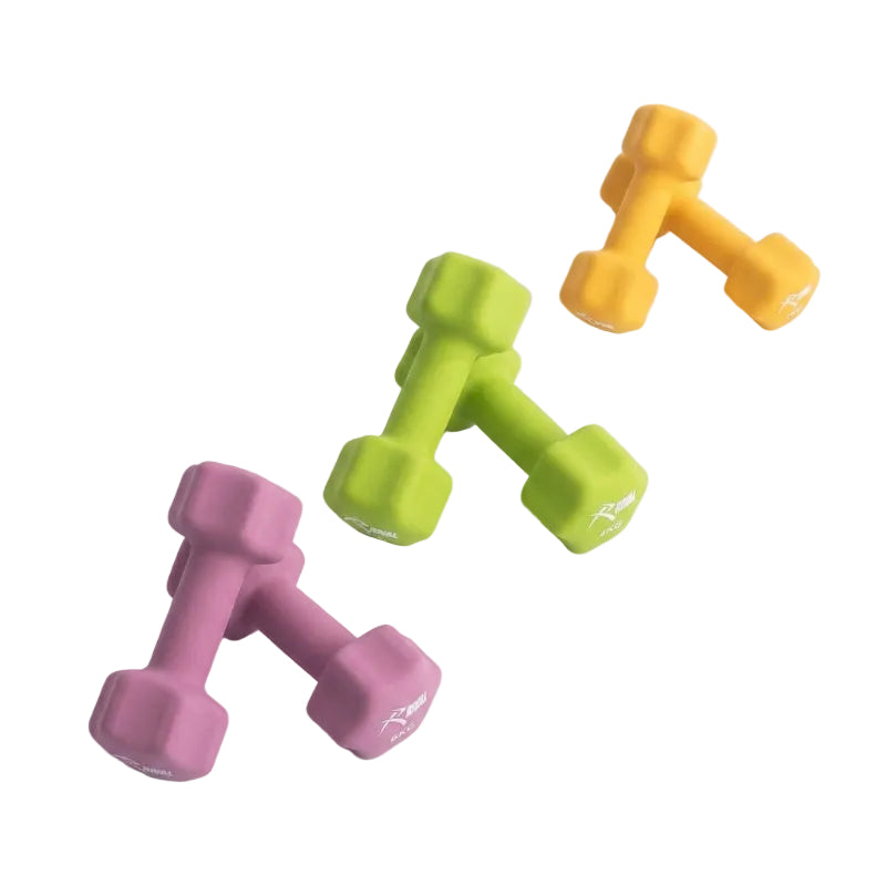 Rival Neoprene Dumbbells Studio Pack - 2kg, 4kg, 6kg