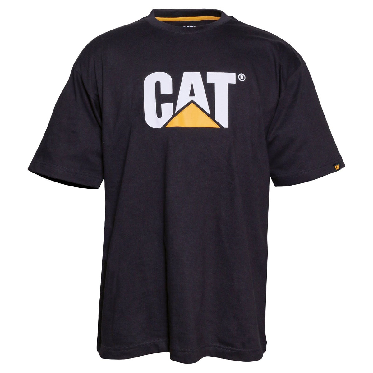 Caterpillar Mens Trademark Logo T-Shirt Black