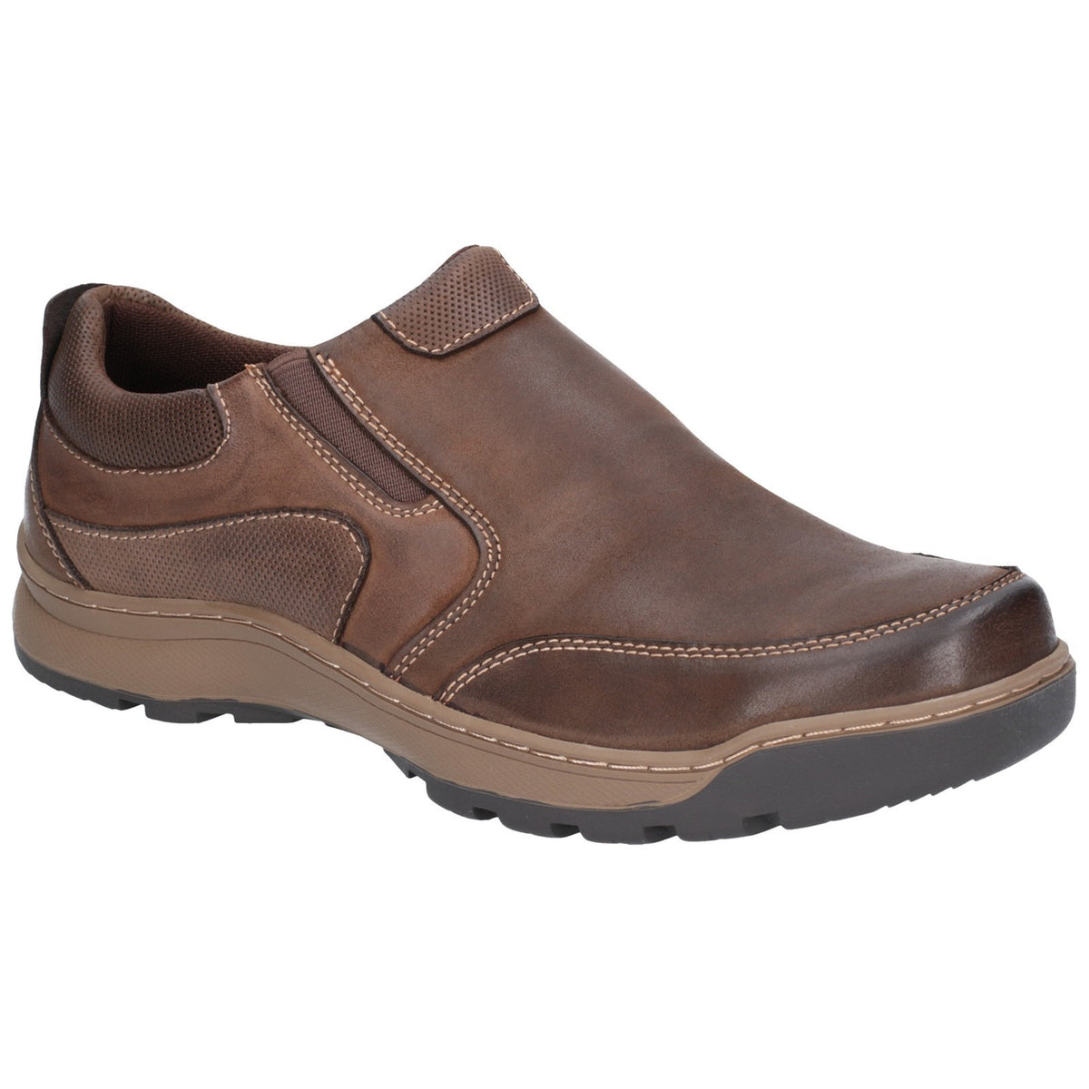 Hush Puppies Mens Jasper Trainer Brown