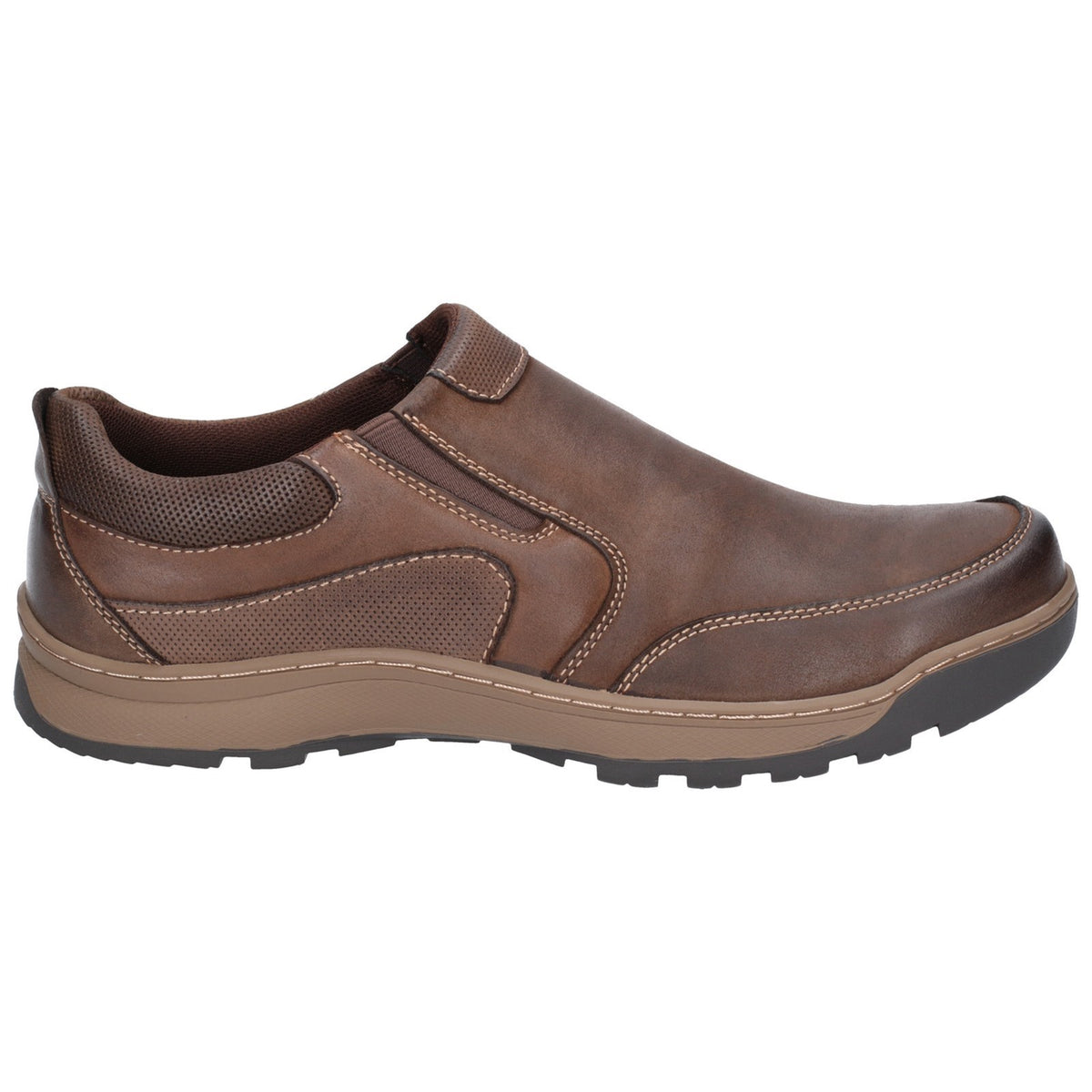 Hush Puppies Mens Jasper Trainer Brown