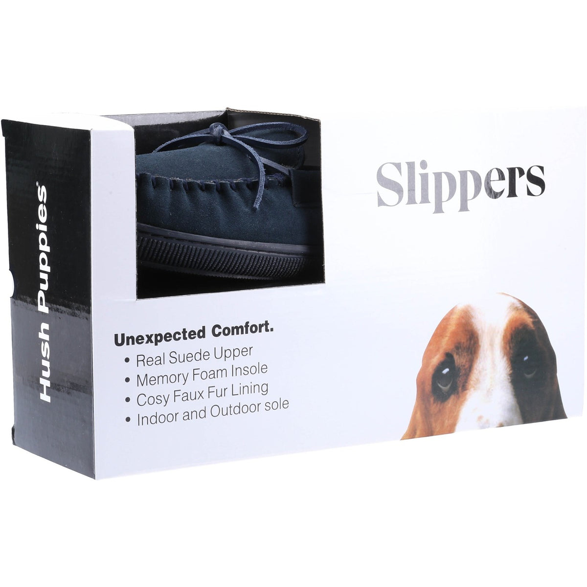 Hush Puppies Mens Ace Slipper Navy
