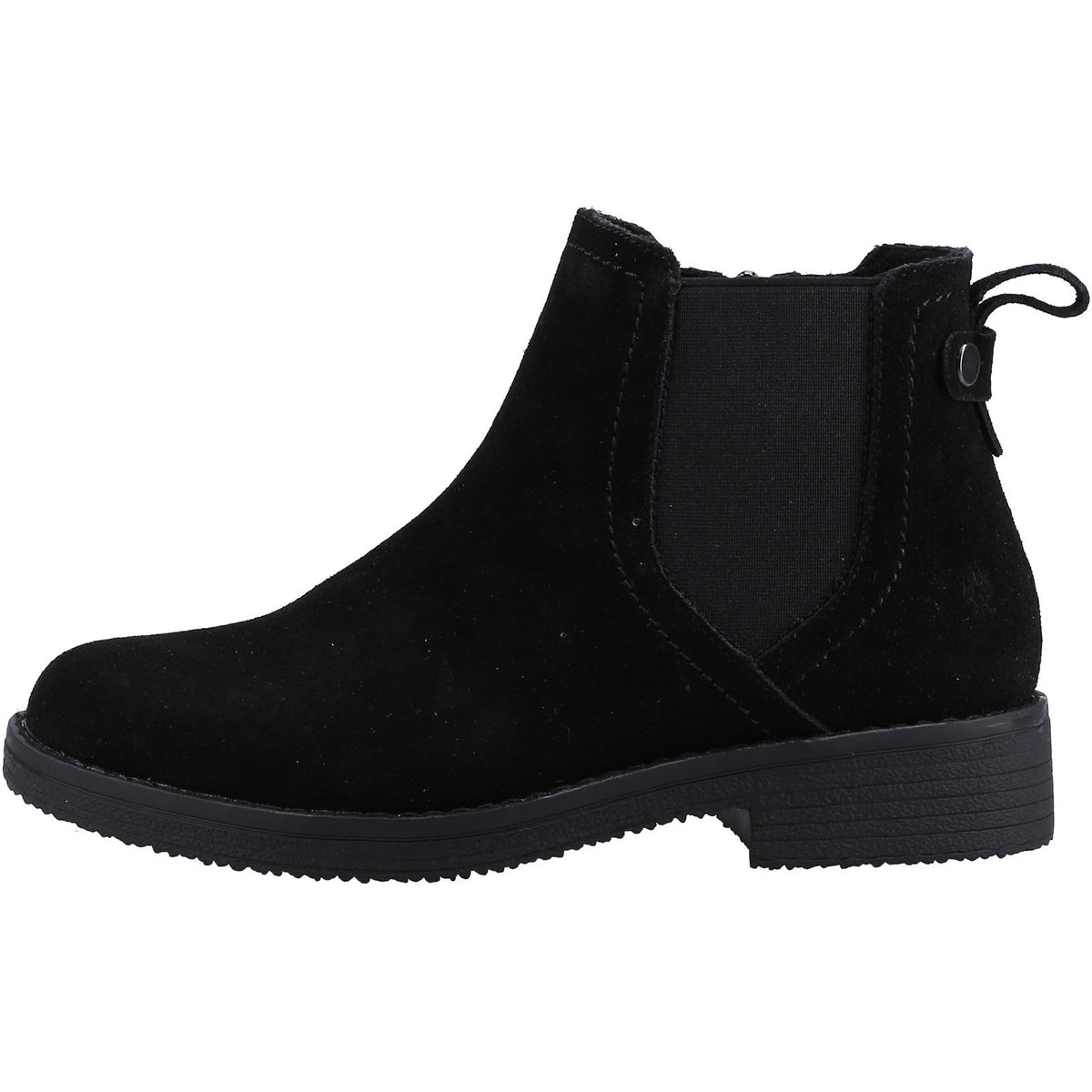 Hush Puppies Womens Maddy Ladies Ankle Boots Black