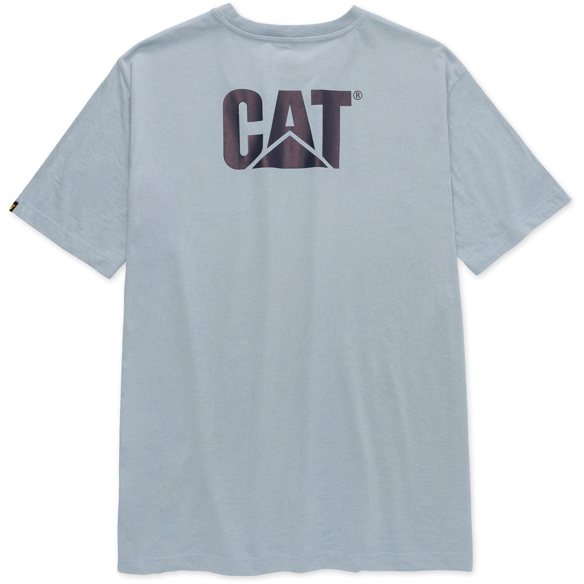 Caterpillar Mens Trademark Tee Blue Fog Heather