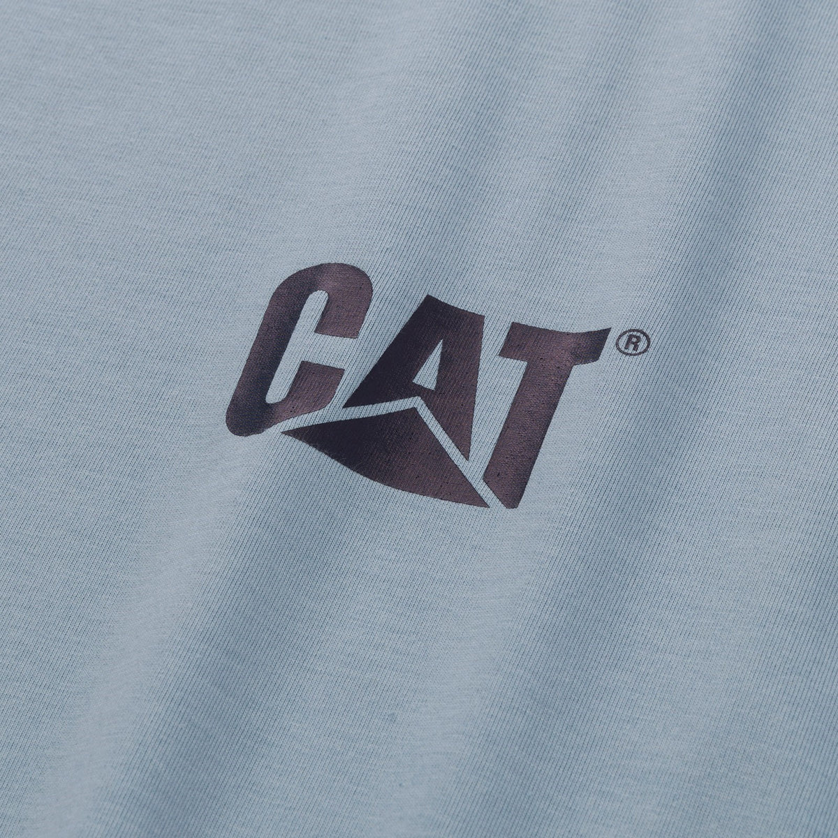 Caterpillar Mens Trademark Tee Blue Fog Heather