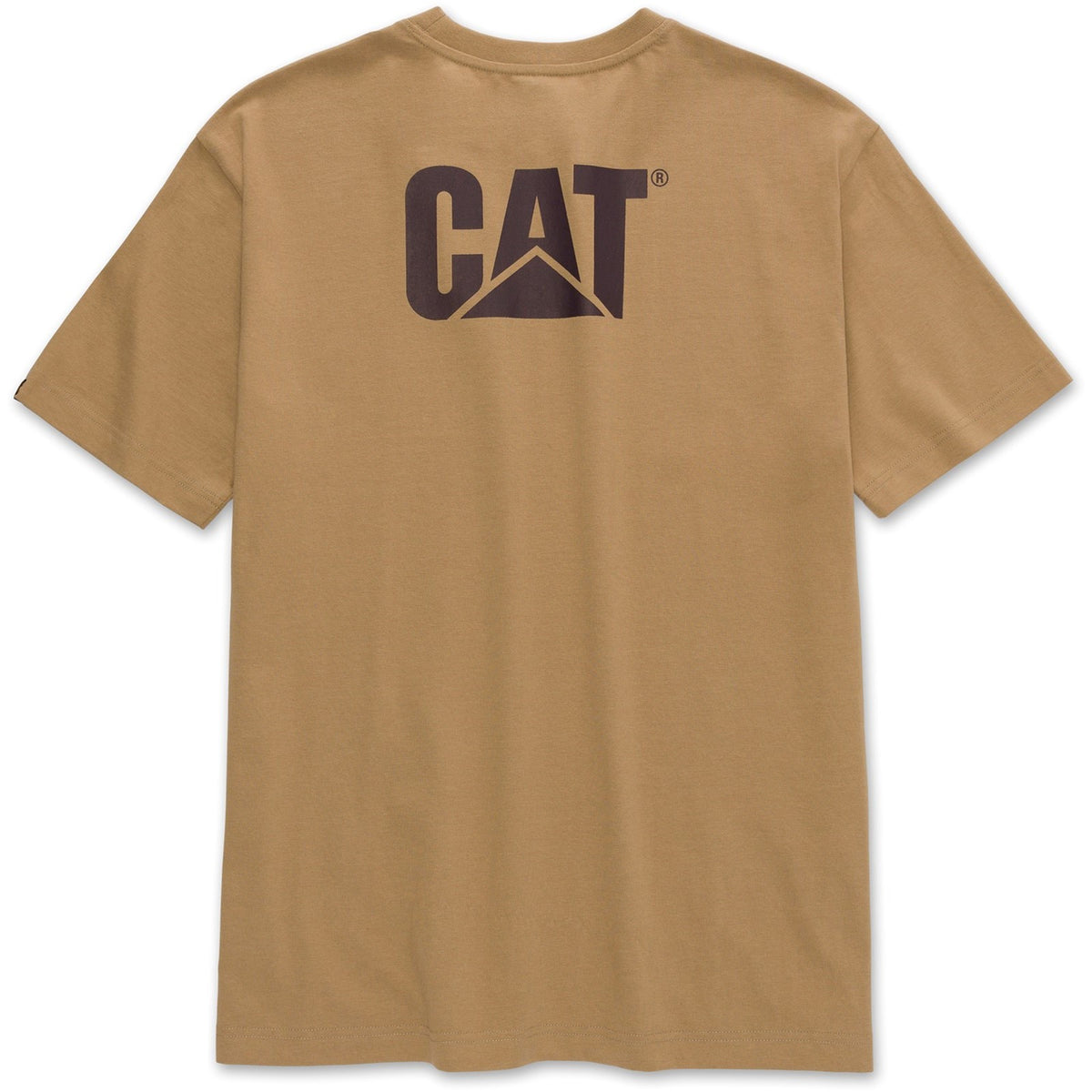 Caterpillar Mens Trademark Tee Khaki