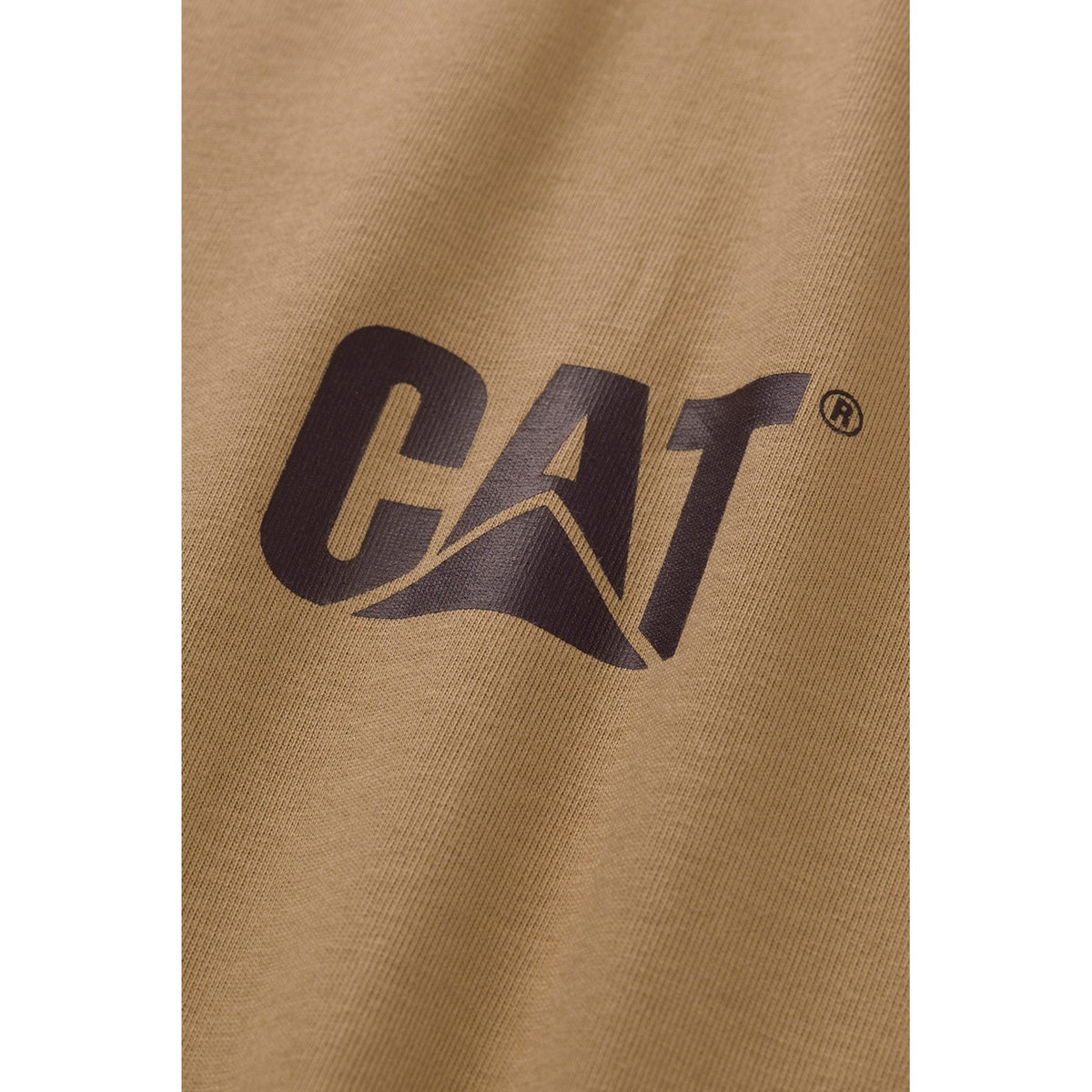 Caterpillar Mens Trademark Tee Khaki