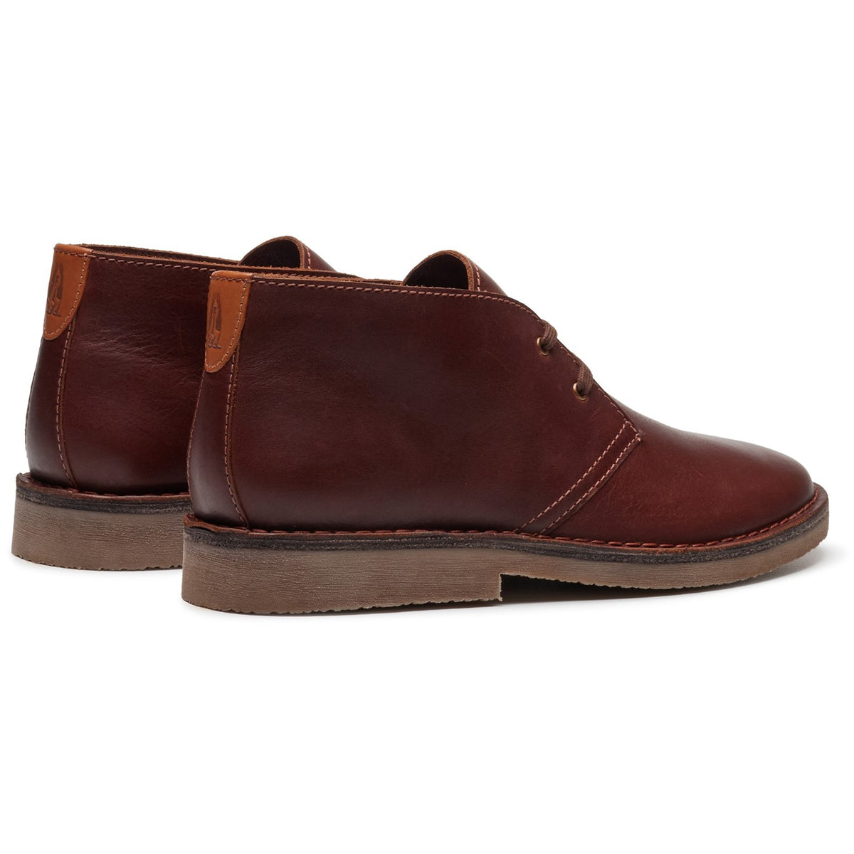 Hush Puppies Mens Samuel Leather Chukka Boot Brown