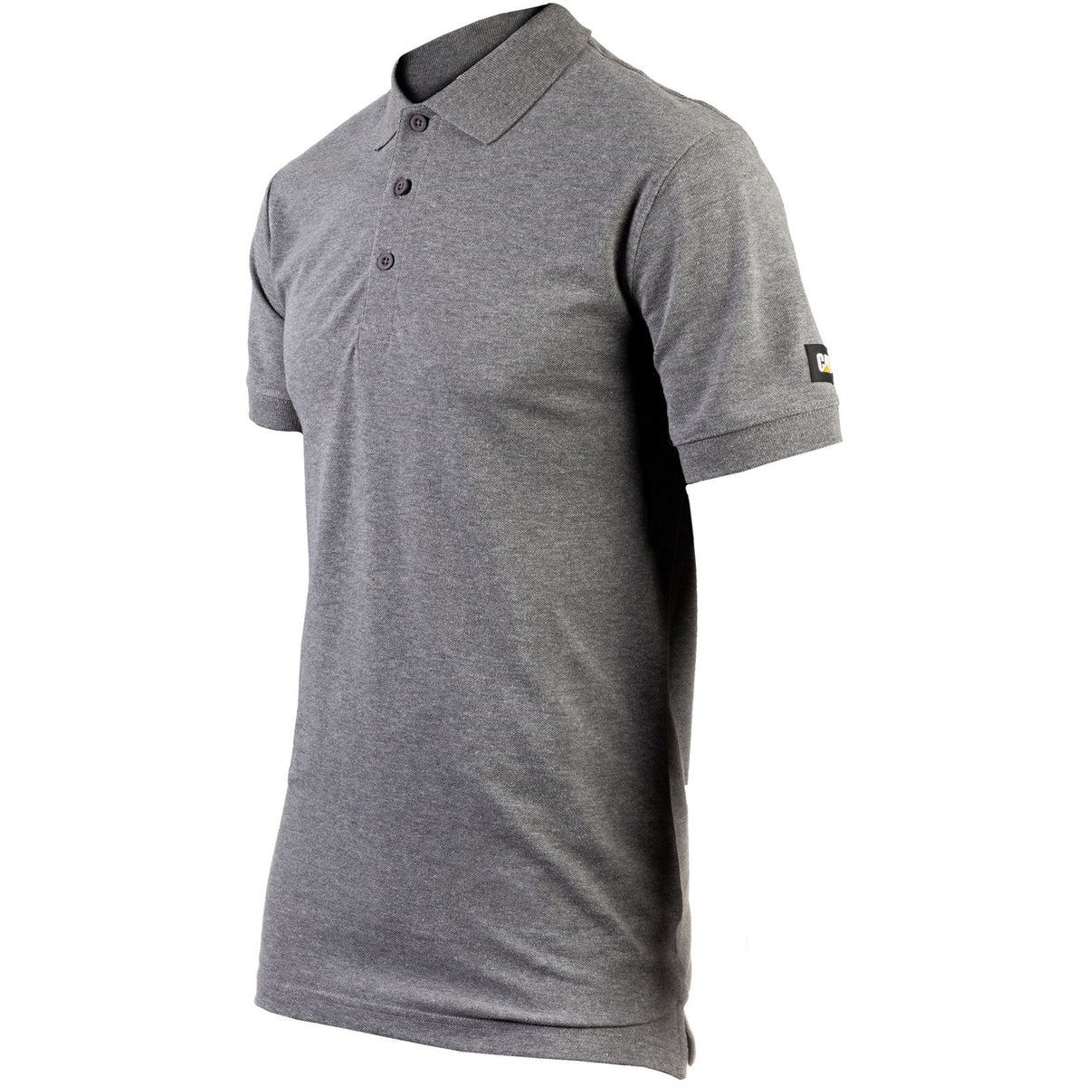 Caterpillar Mens Essentials Polo Shirt Dark Heather Grey