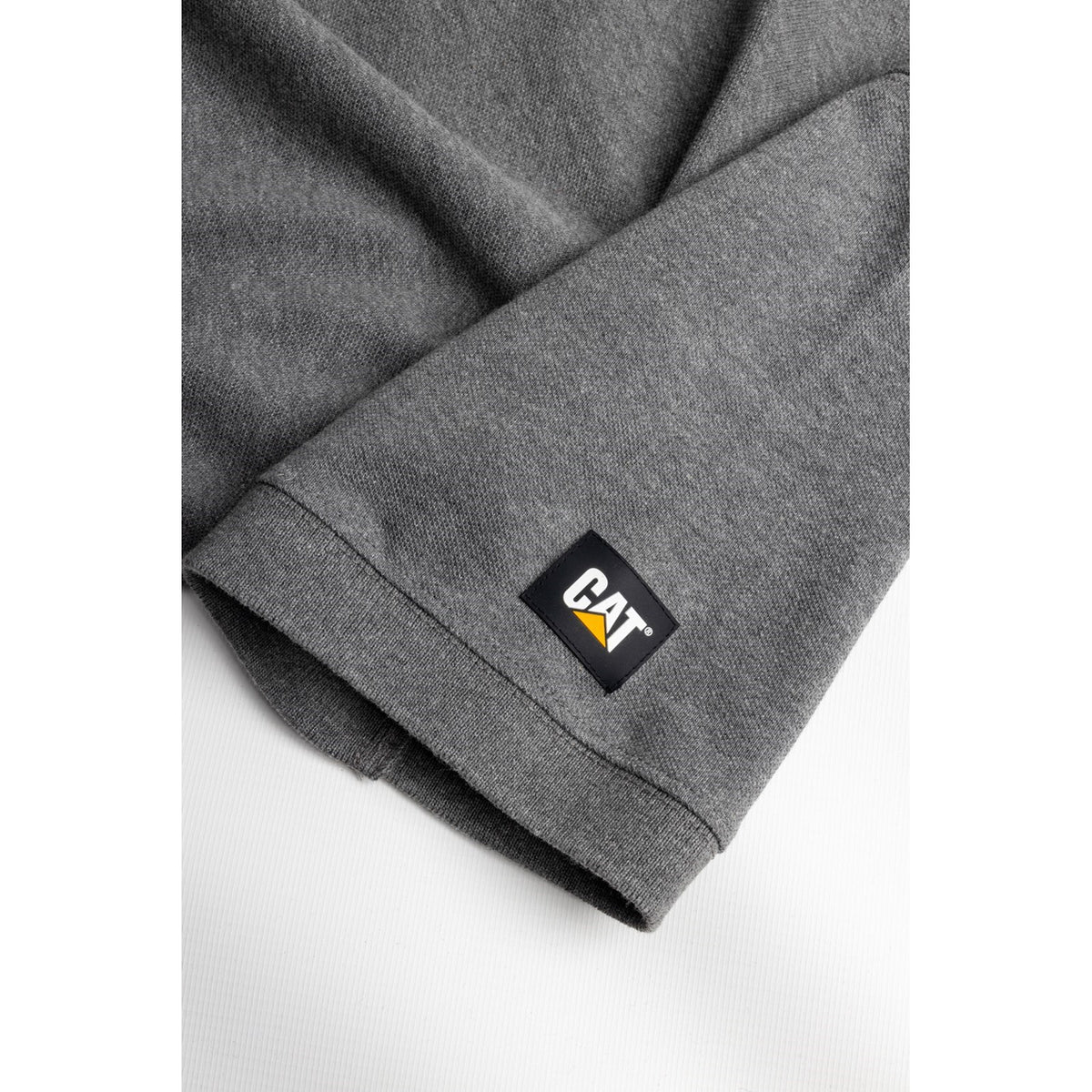 Caterpillar Mens Essentials Polo Shirt Dark Heather Grey