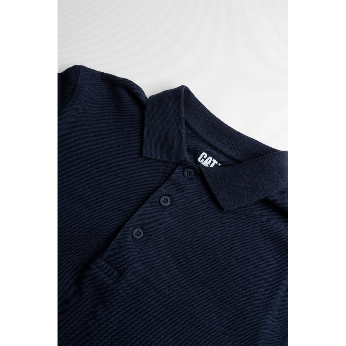 Caterpillar Mens Essentials Polo Shirt Navy