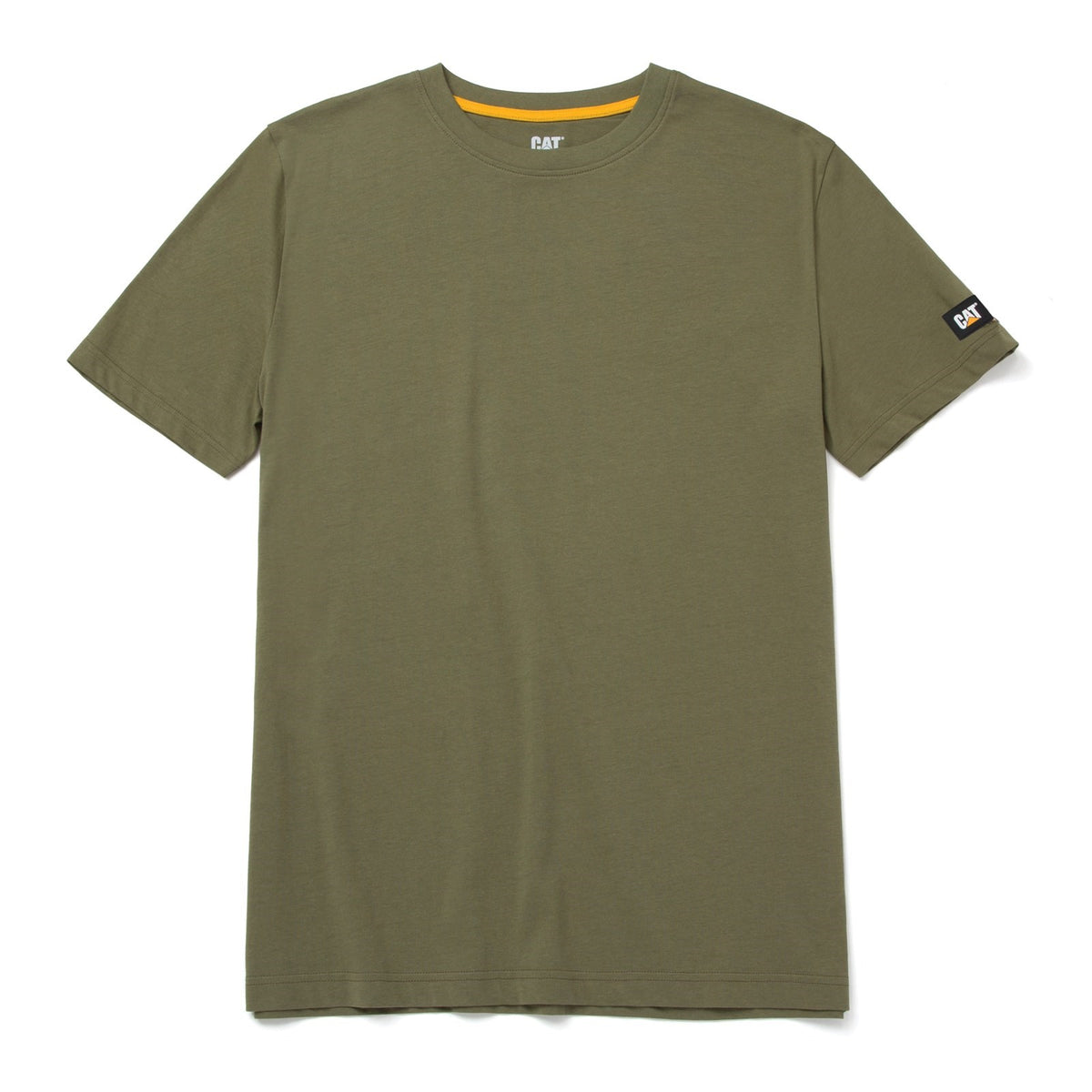 Caterpillar Mens Essentials Short-sleeve T-shirt Marsh
