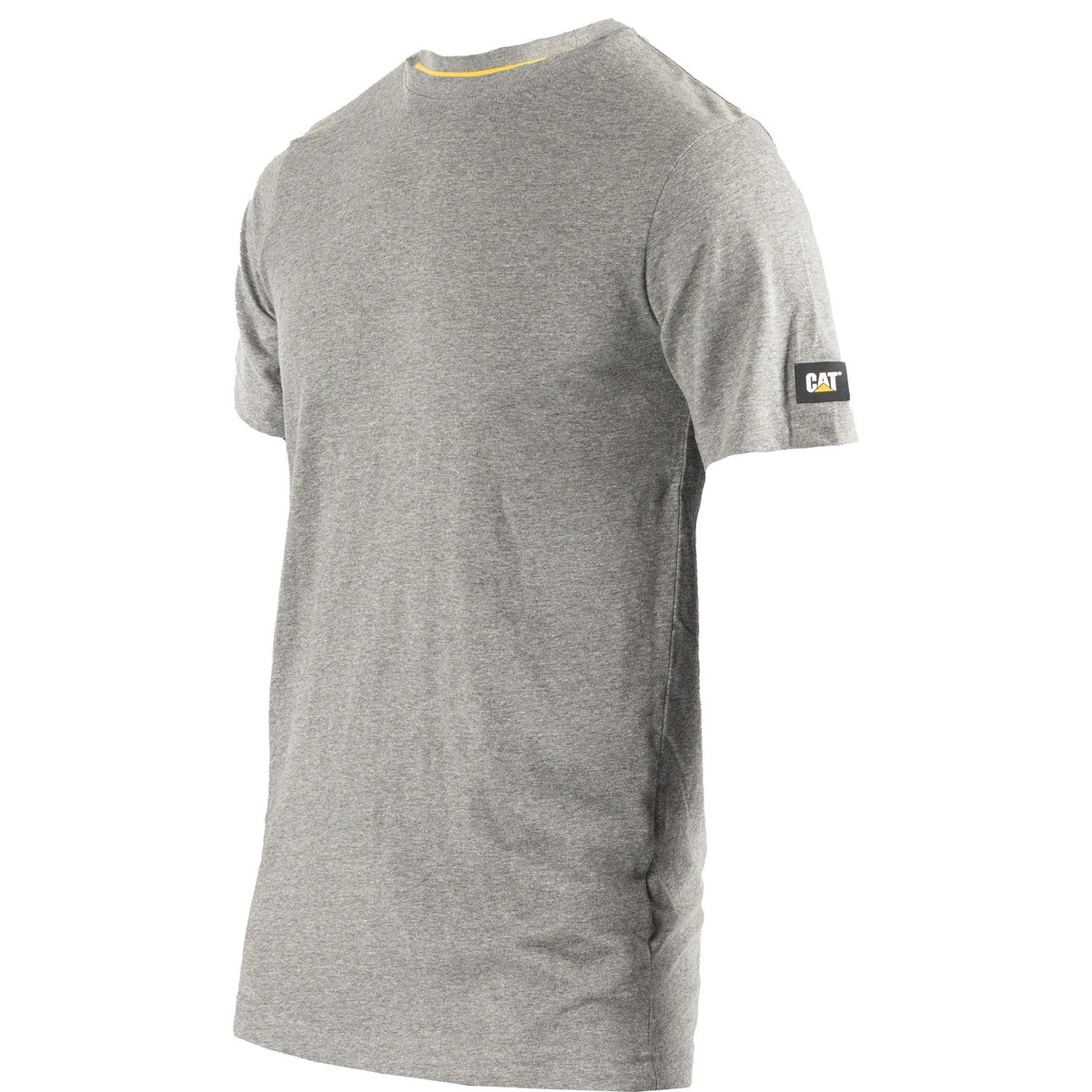 Caterpillar Mens Essentials Short-sleeve T-shirt Dark Heather Grey