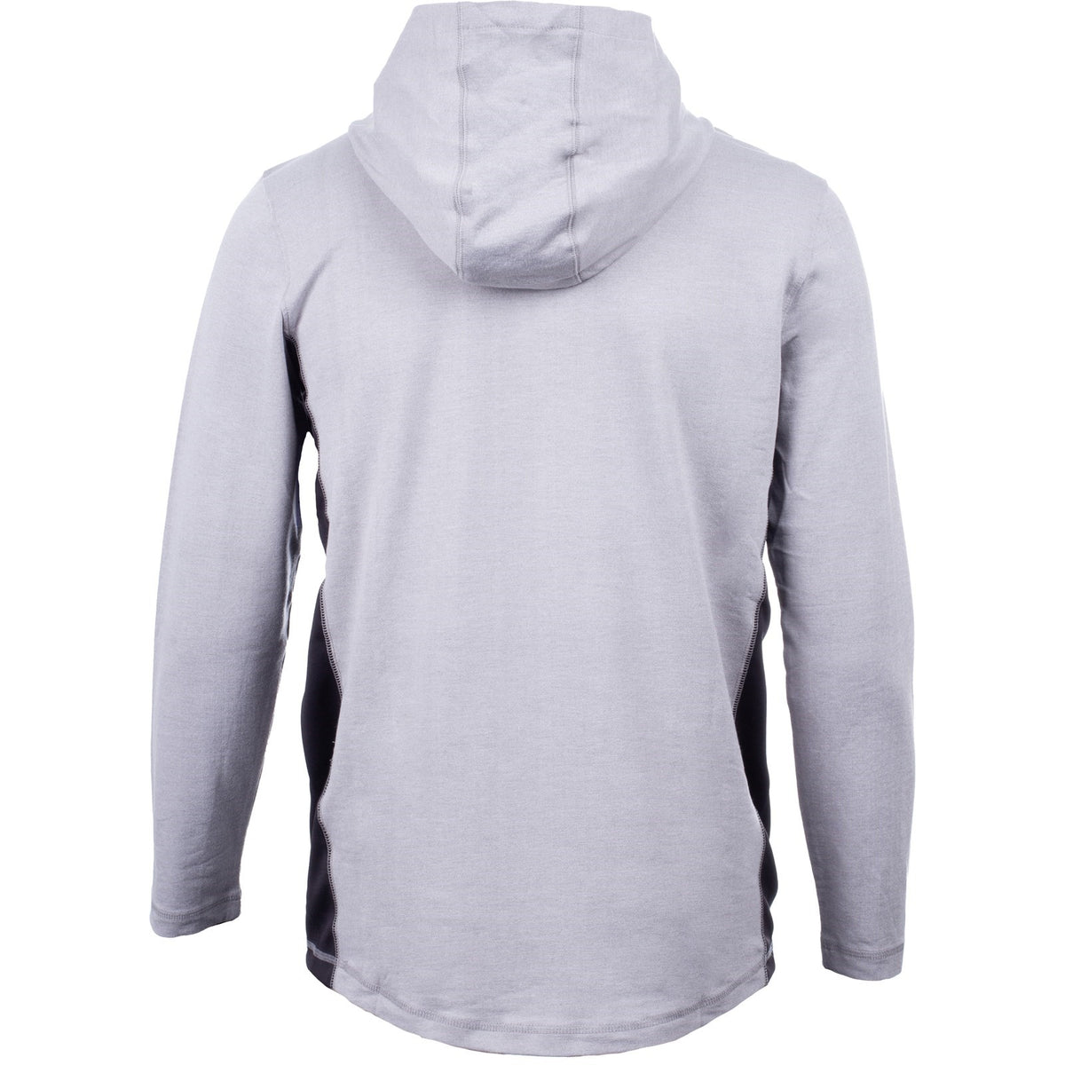 Caterpillar Mens Coolmax Quarter Zip Hoodie Heather Grey