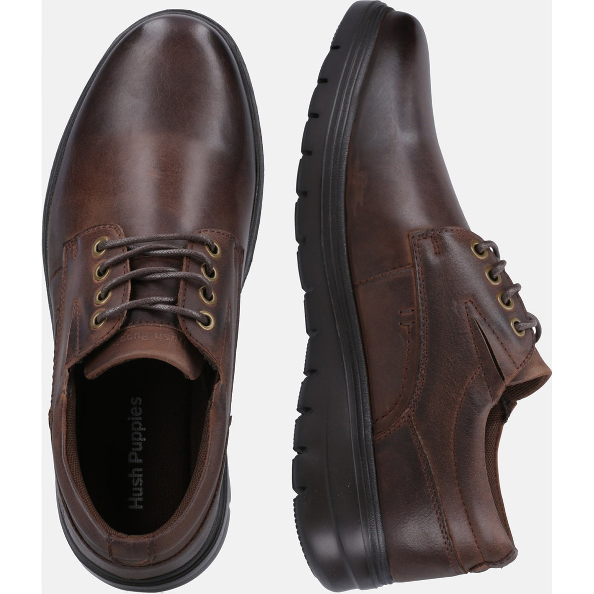 Hush Puppies Mens Triton Shoe Brown
