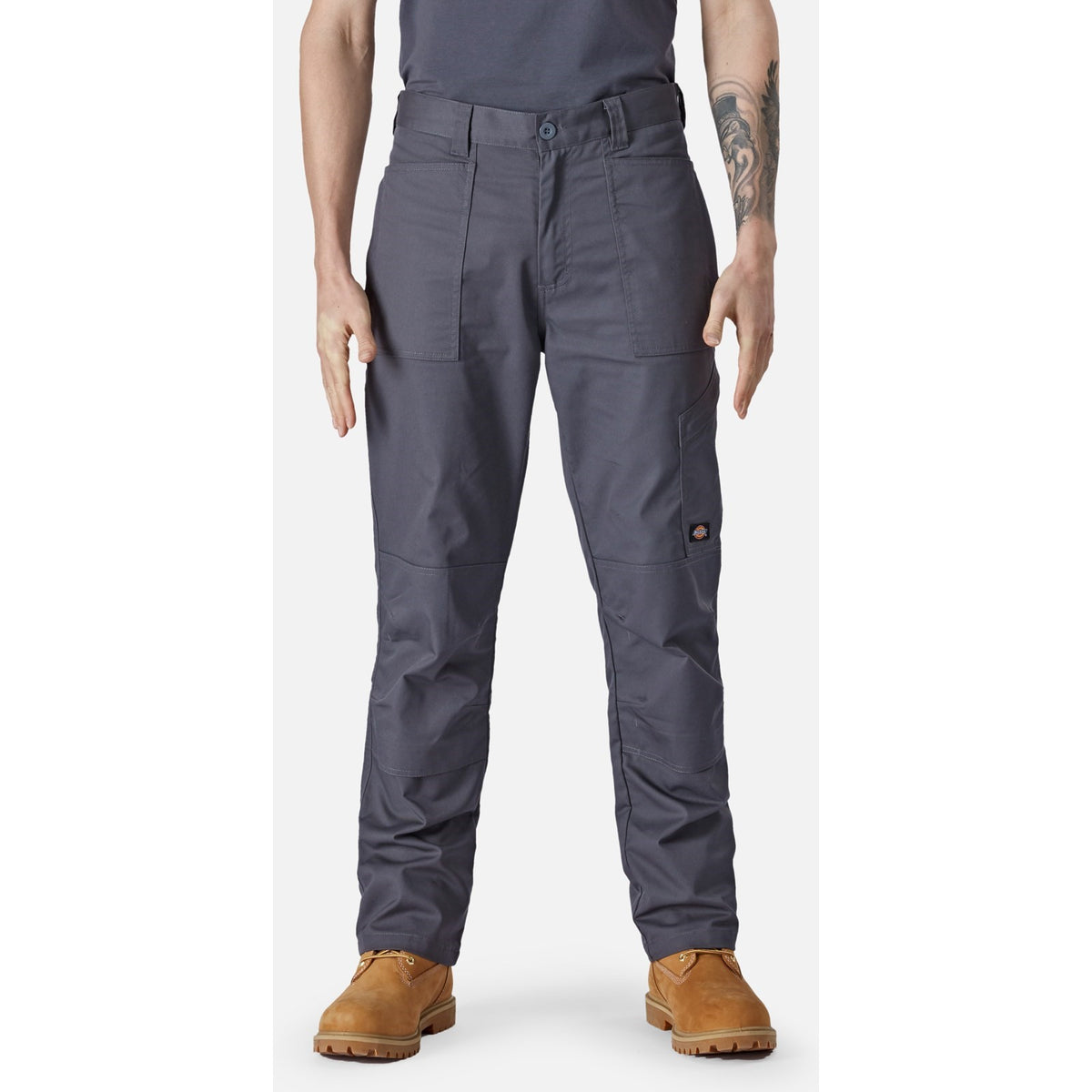 Dickies Mens Action Flex Trouser Grey 32 R