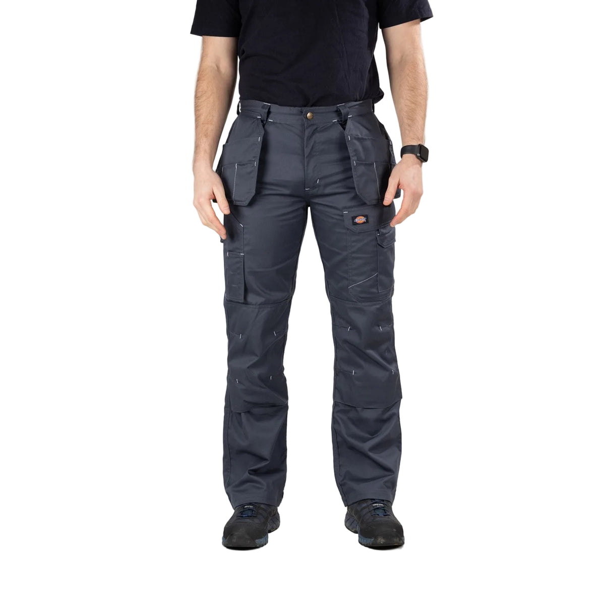 Dickies Mens Redhawk Pro Trousers Grey 34 L