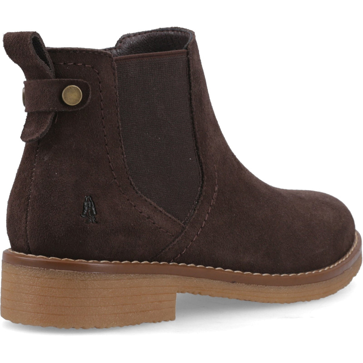 Hush Puppies Womens Maddy Wide Boot Chocolate